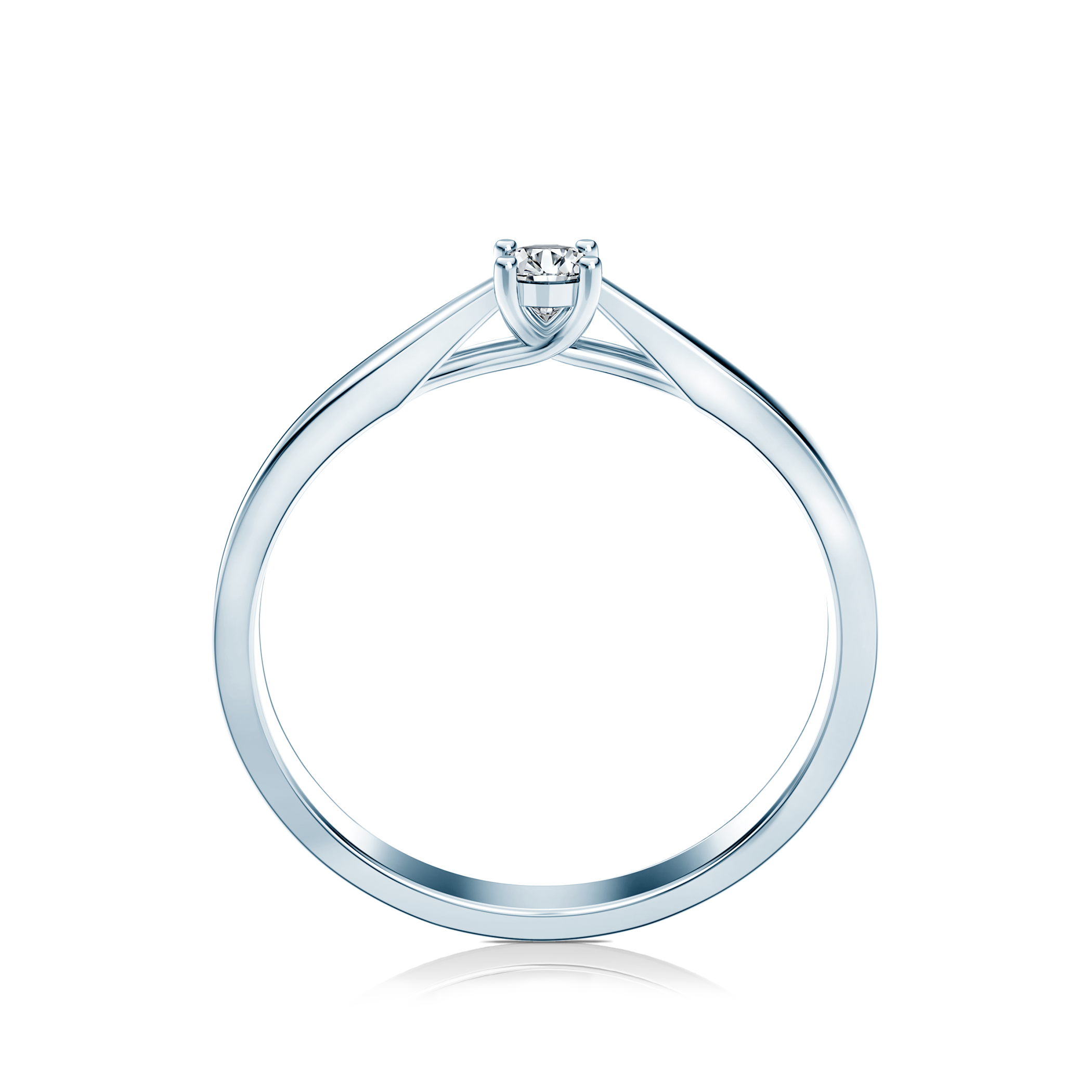 Verlobungsring SAVICKI: Weißgold, Diamant