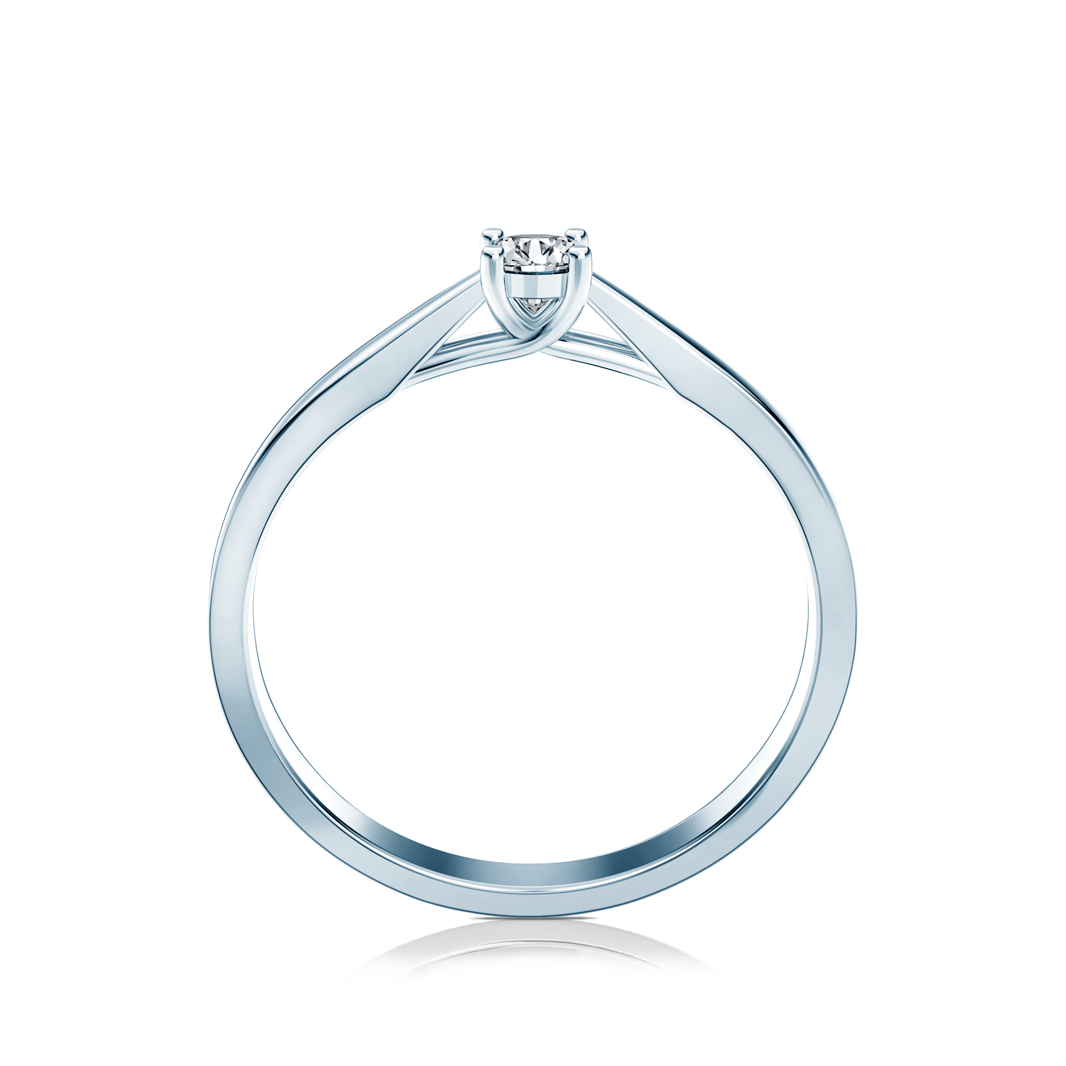 Verlobungsring SAVICKI: Weißgold, Diamant