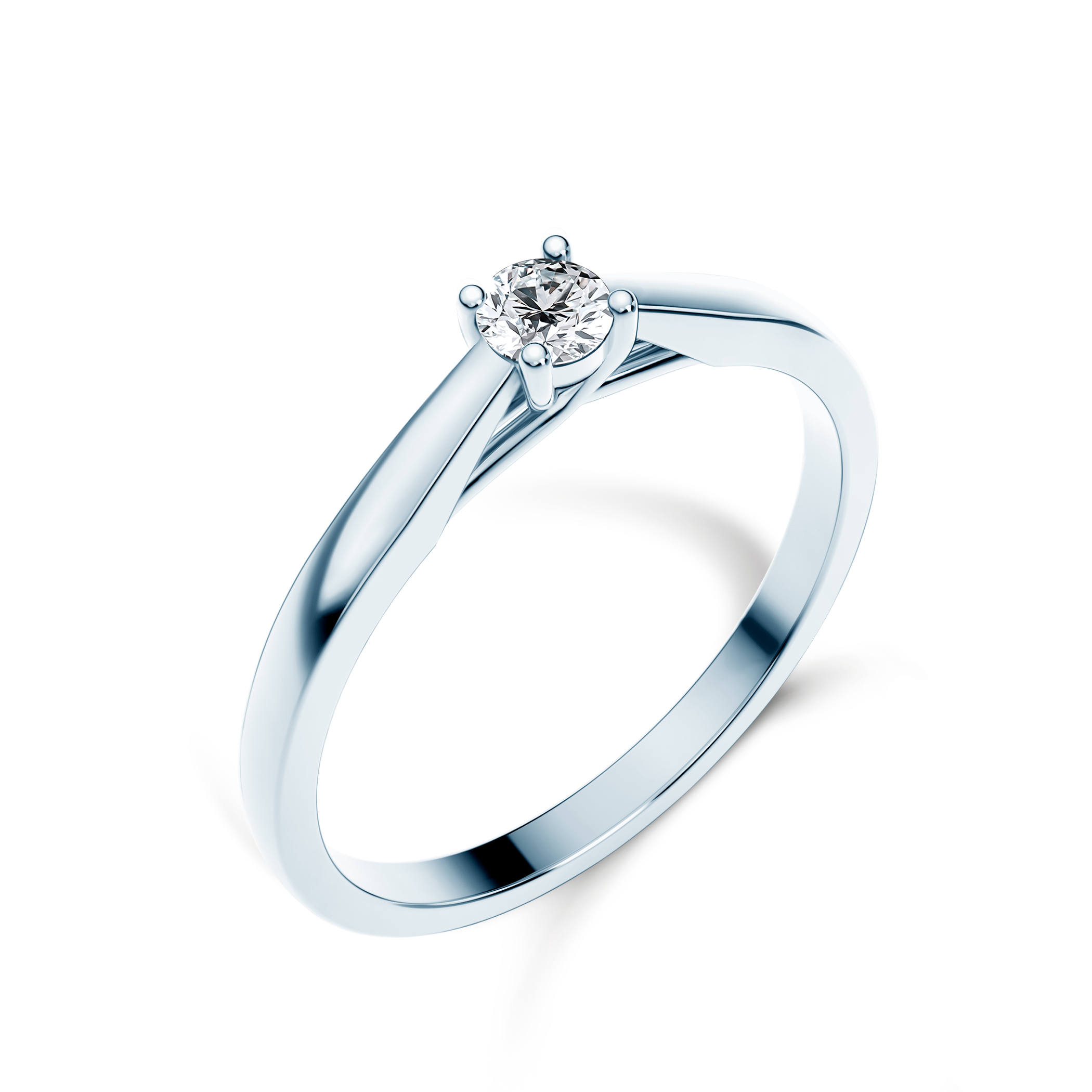 Verlobungsring SAVICKI: Weißgold, Diamant