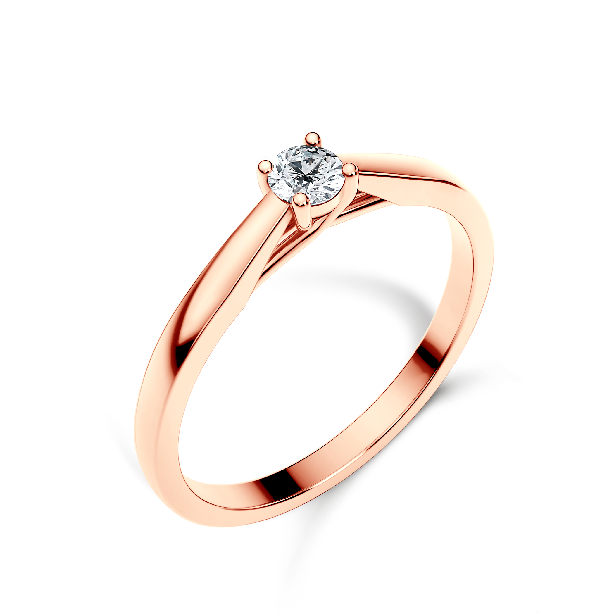 Verlobungsring SAVICKI: Roségold, Diamant