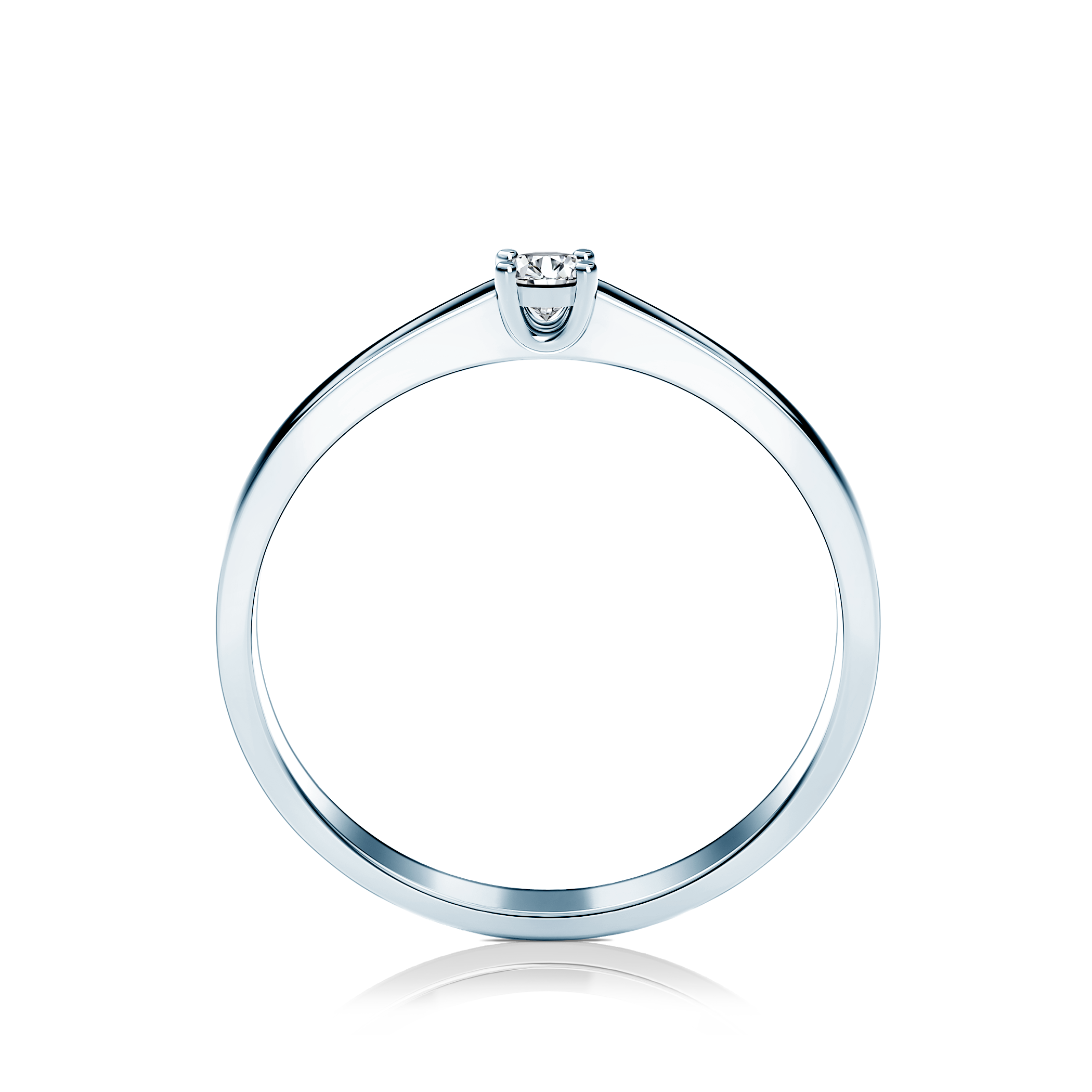 Verlobungsring SAVICKI: Weißgold, Diamant