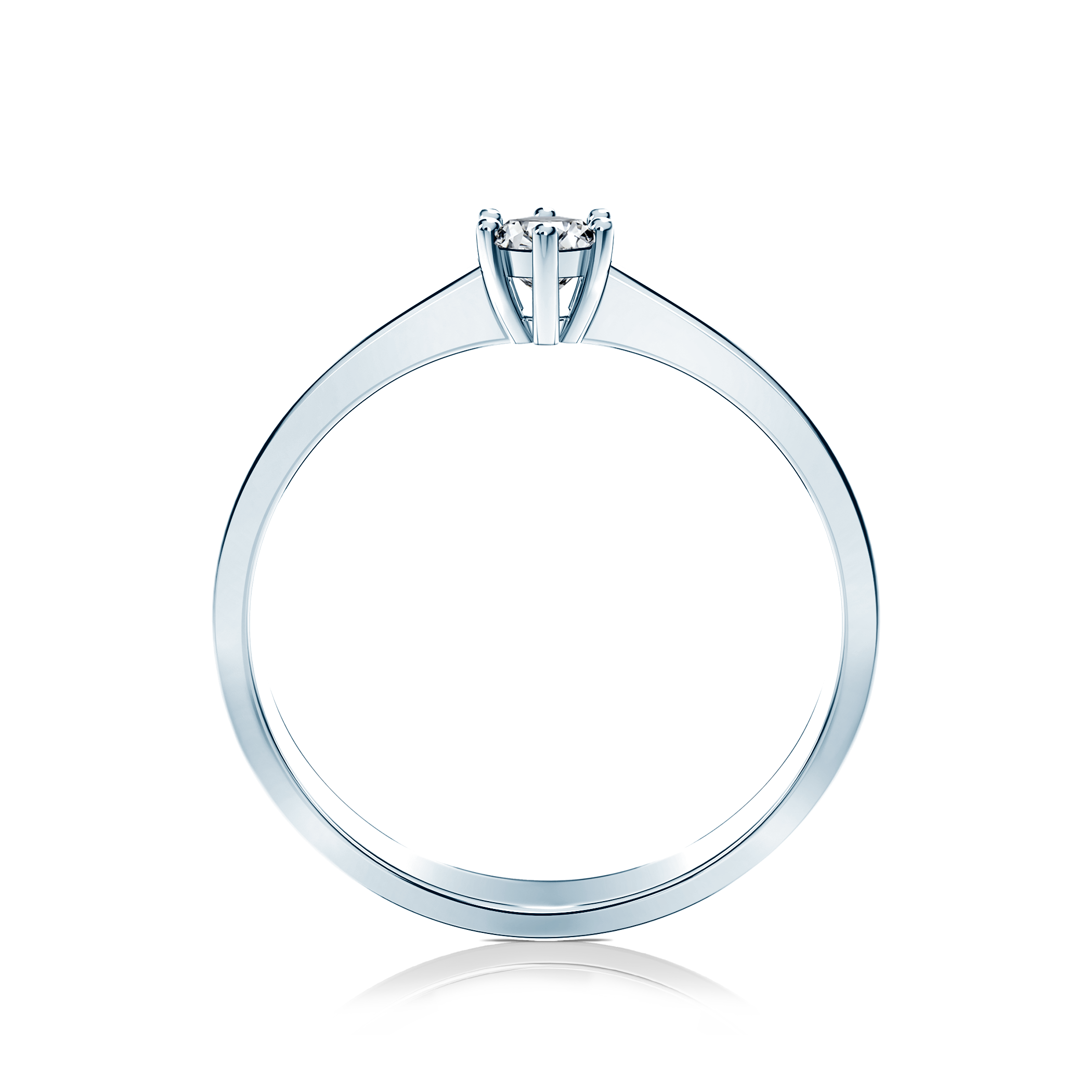 Verlobungsring SAVICKI: Gold, blauer Topas - 3