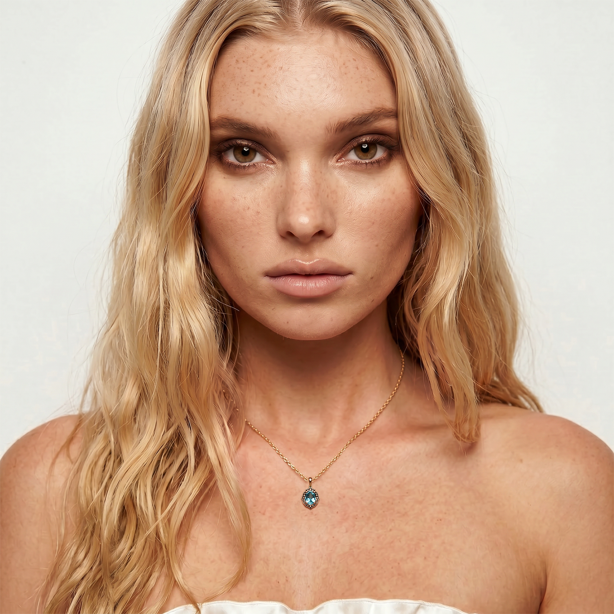 Zawieszka Savicki: czarno-żółte złoto, topaz, diamenty - 5