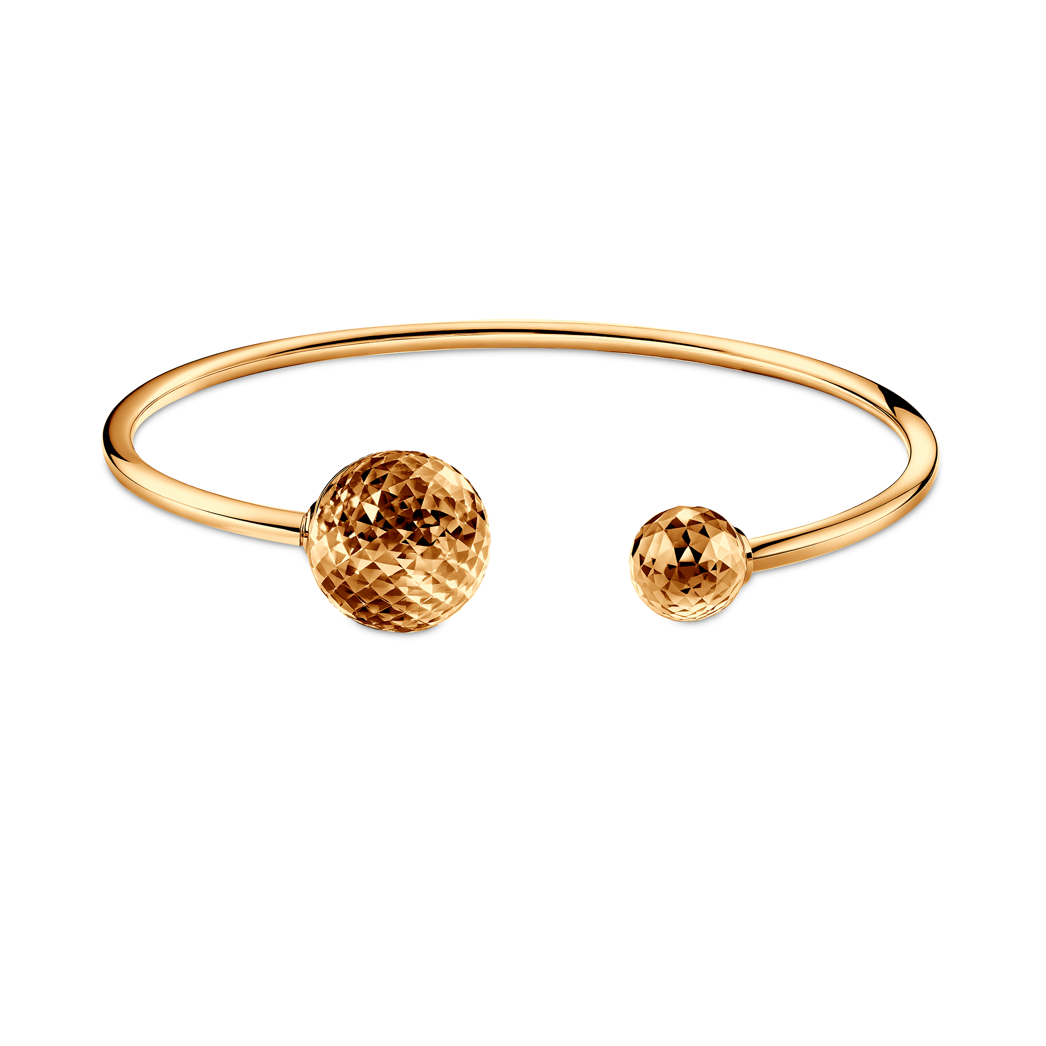 Bangle karkötő golyók arany 585