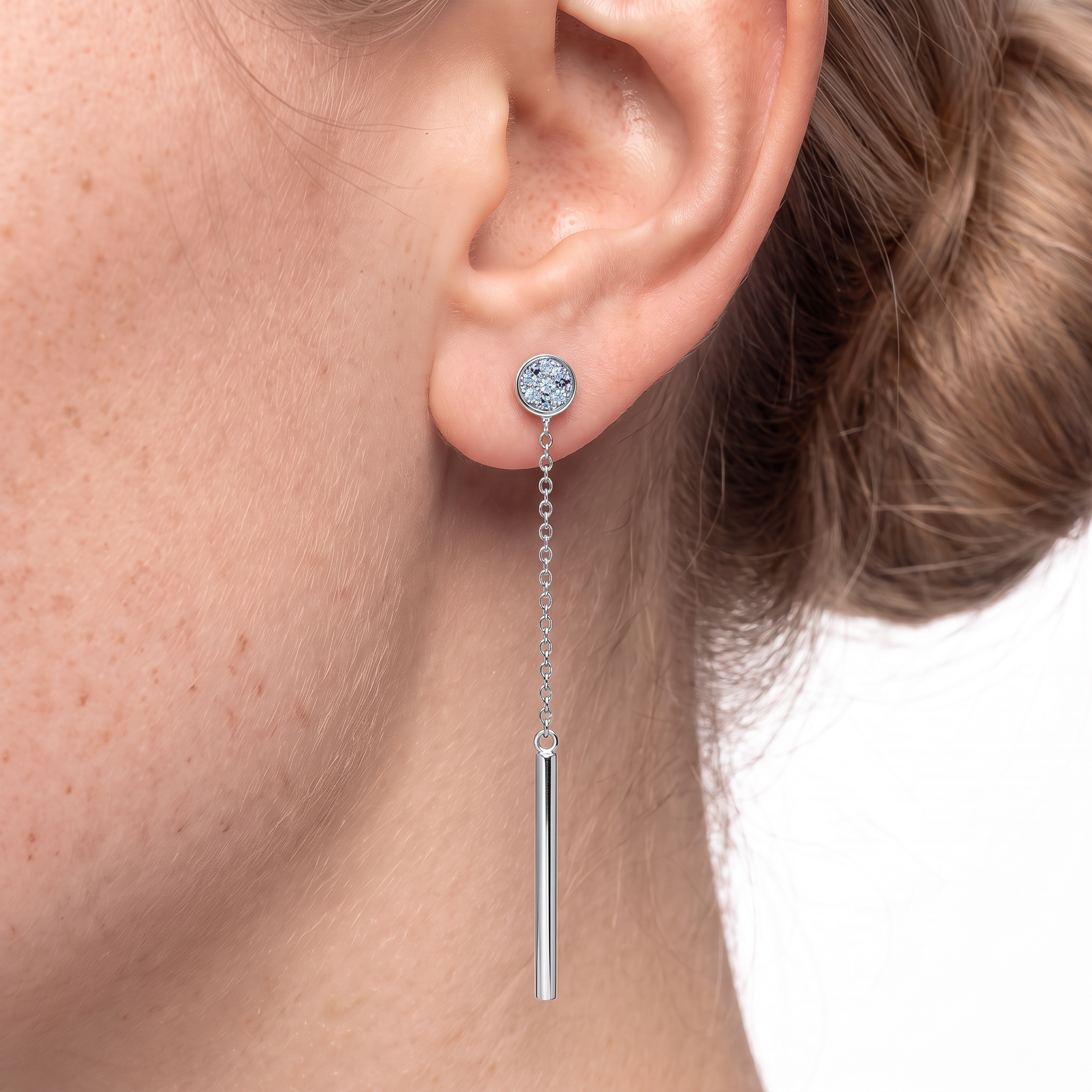 SAVICKI earrings: white gold, diamonds - 5