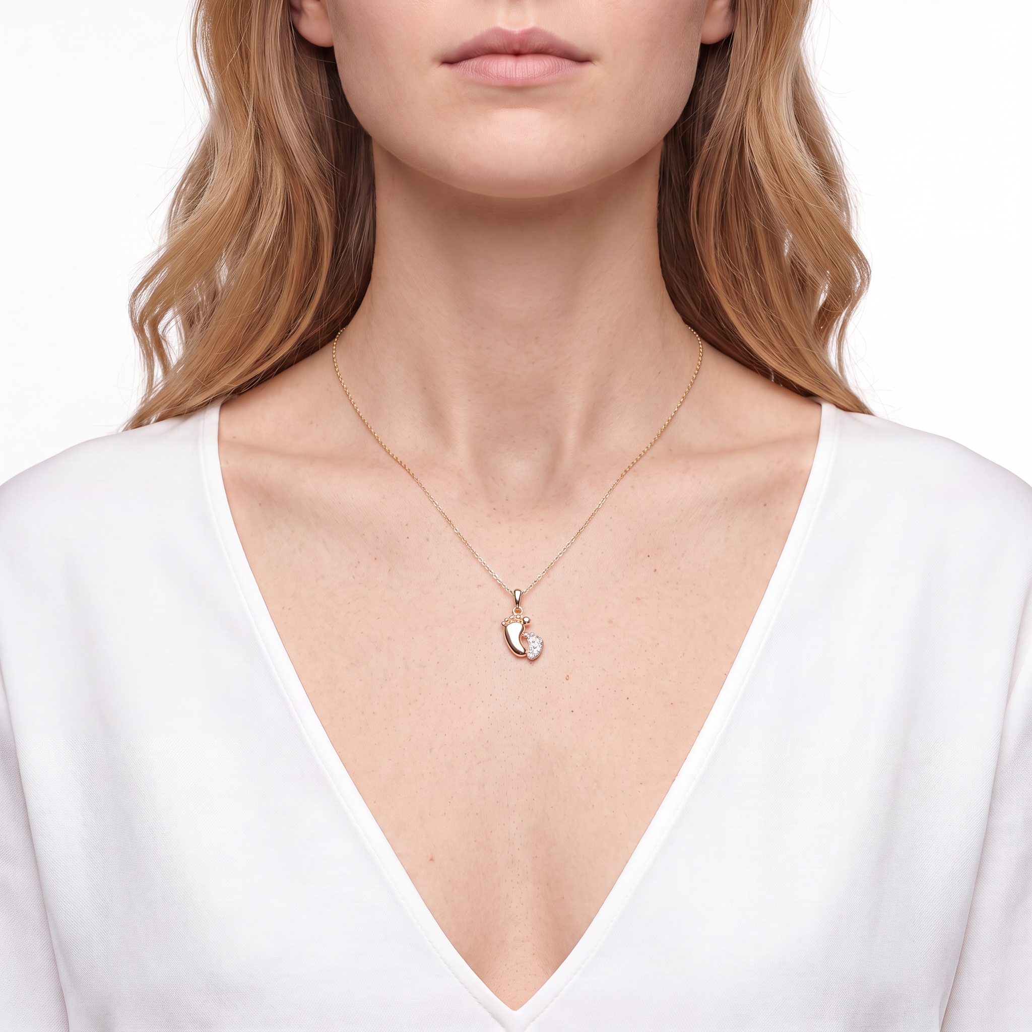 SAVICKI necklace: gold, diamonds - 3
