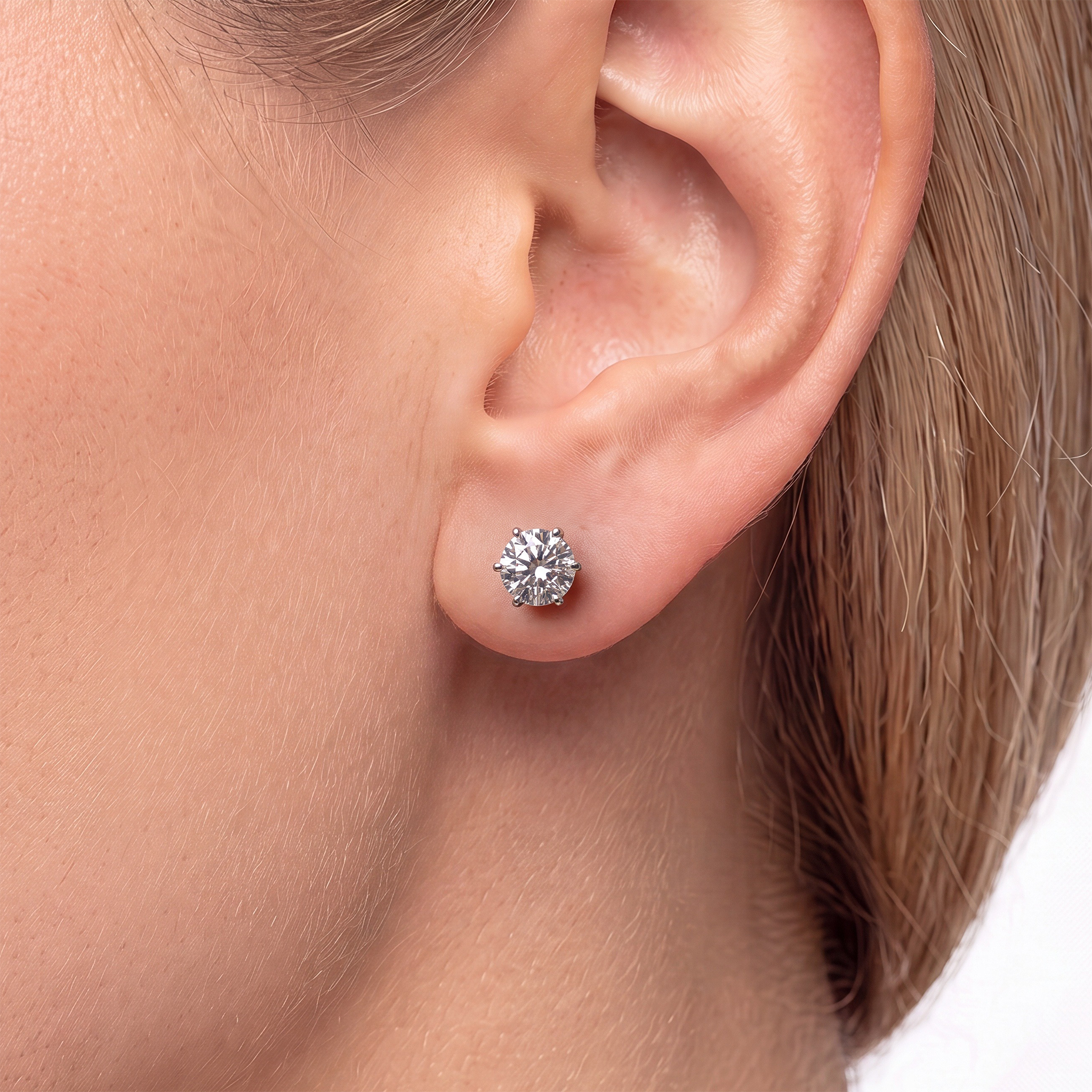 The Journey earrings: white gold, lab-grown diamonds - 3