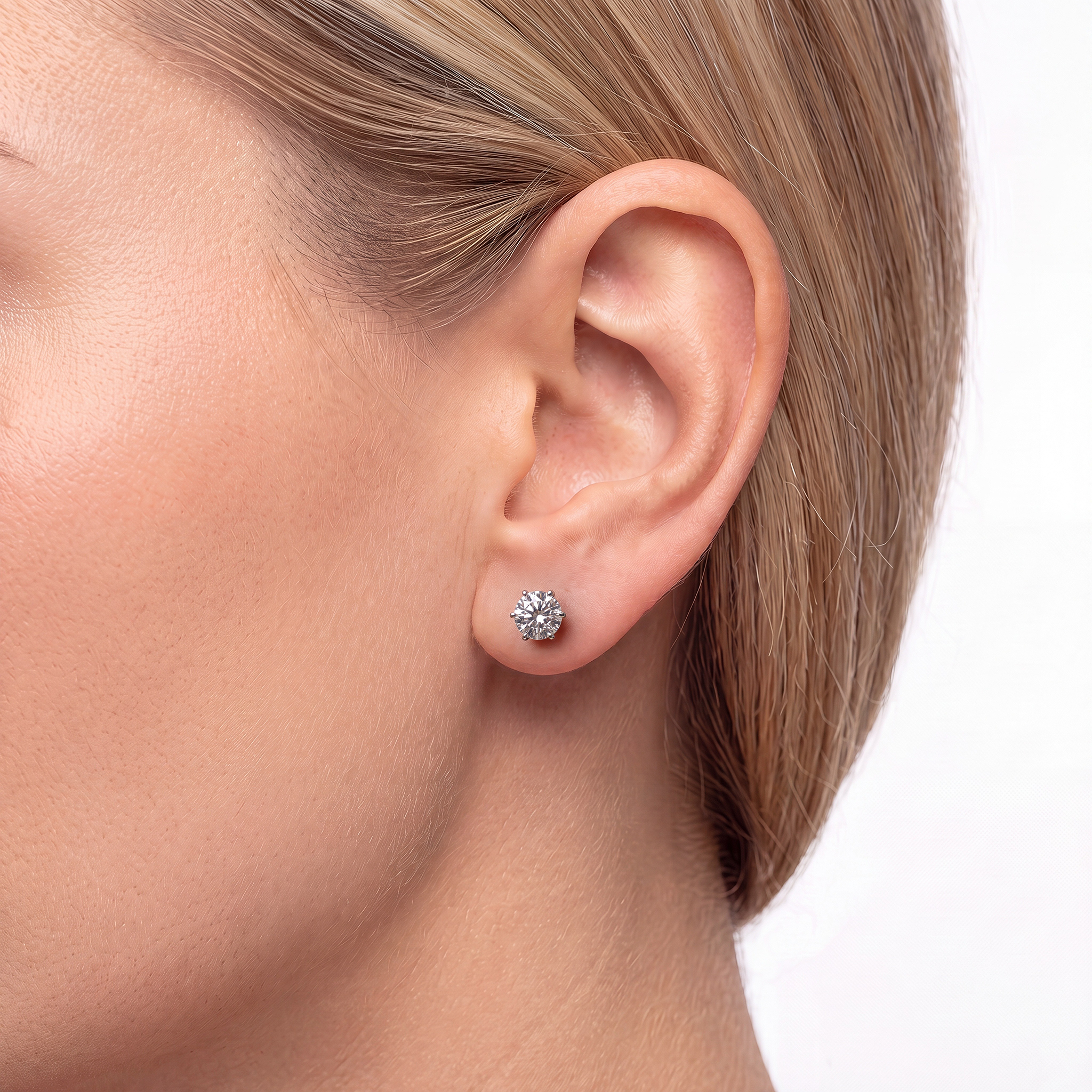 The Journey earrings: white gold, lab-grown diamonds - 5