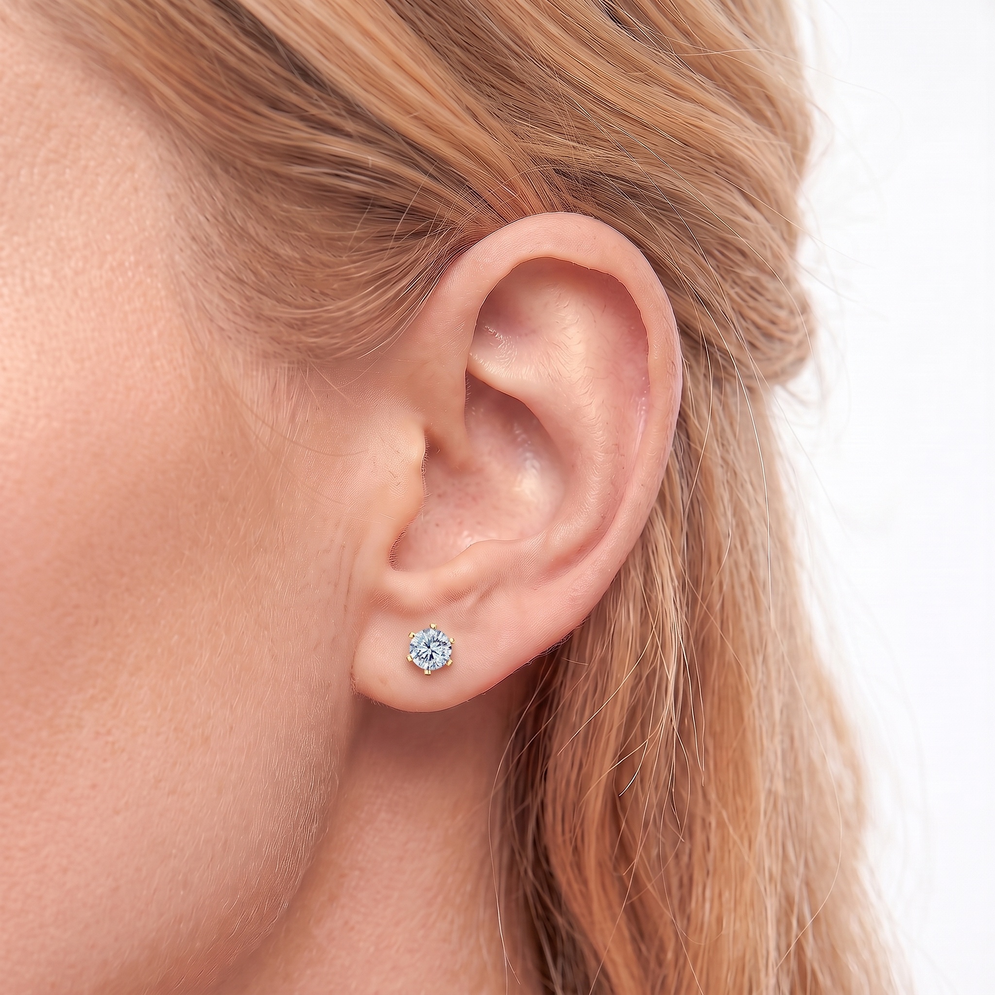 The Journey earrings: yellow gold, lab-grown diamonds - 3