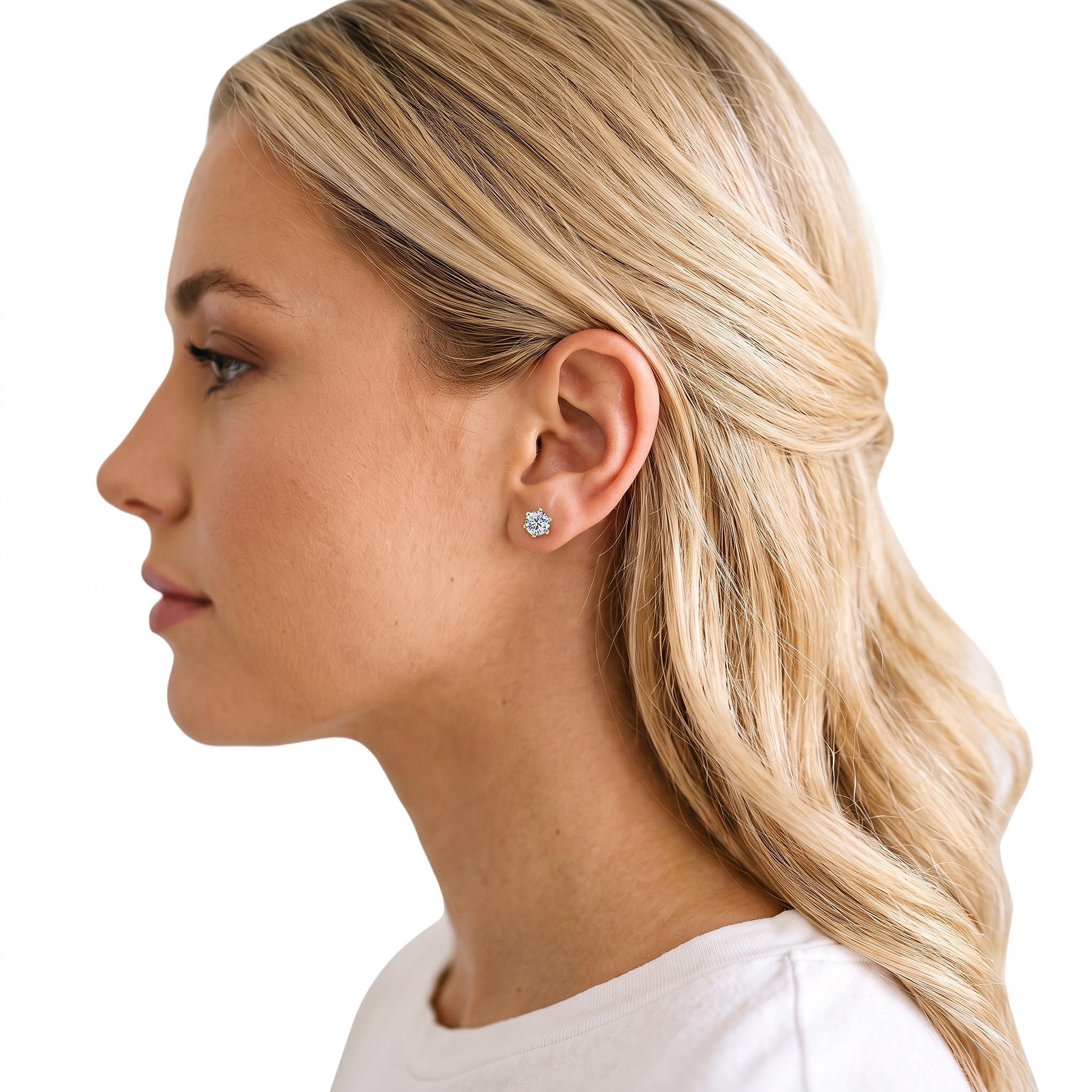 The Journey earrings: yellow gold, lab-grown diamonds - 6