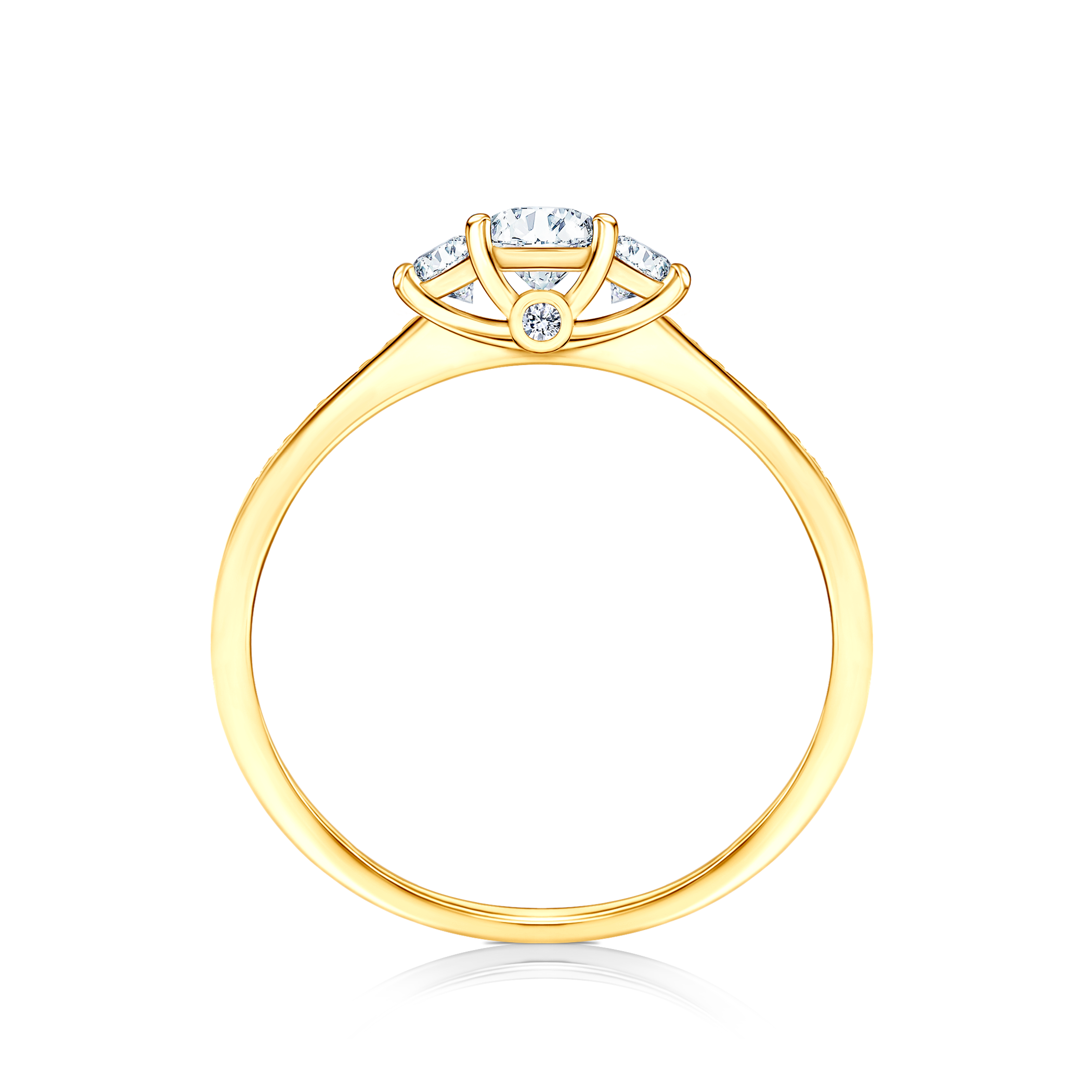 Verlobungsring Dream: Gold, Diamanten - 3