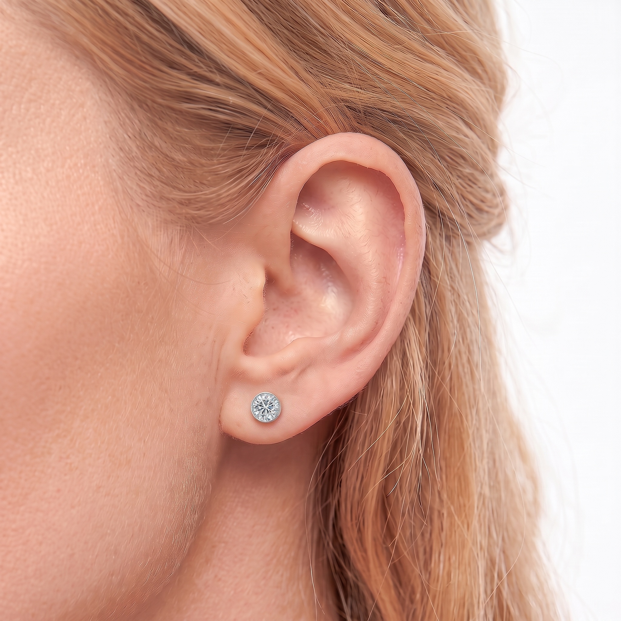 The Journey earrings: white gold, lab-grown diamonds - 3