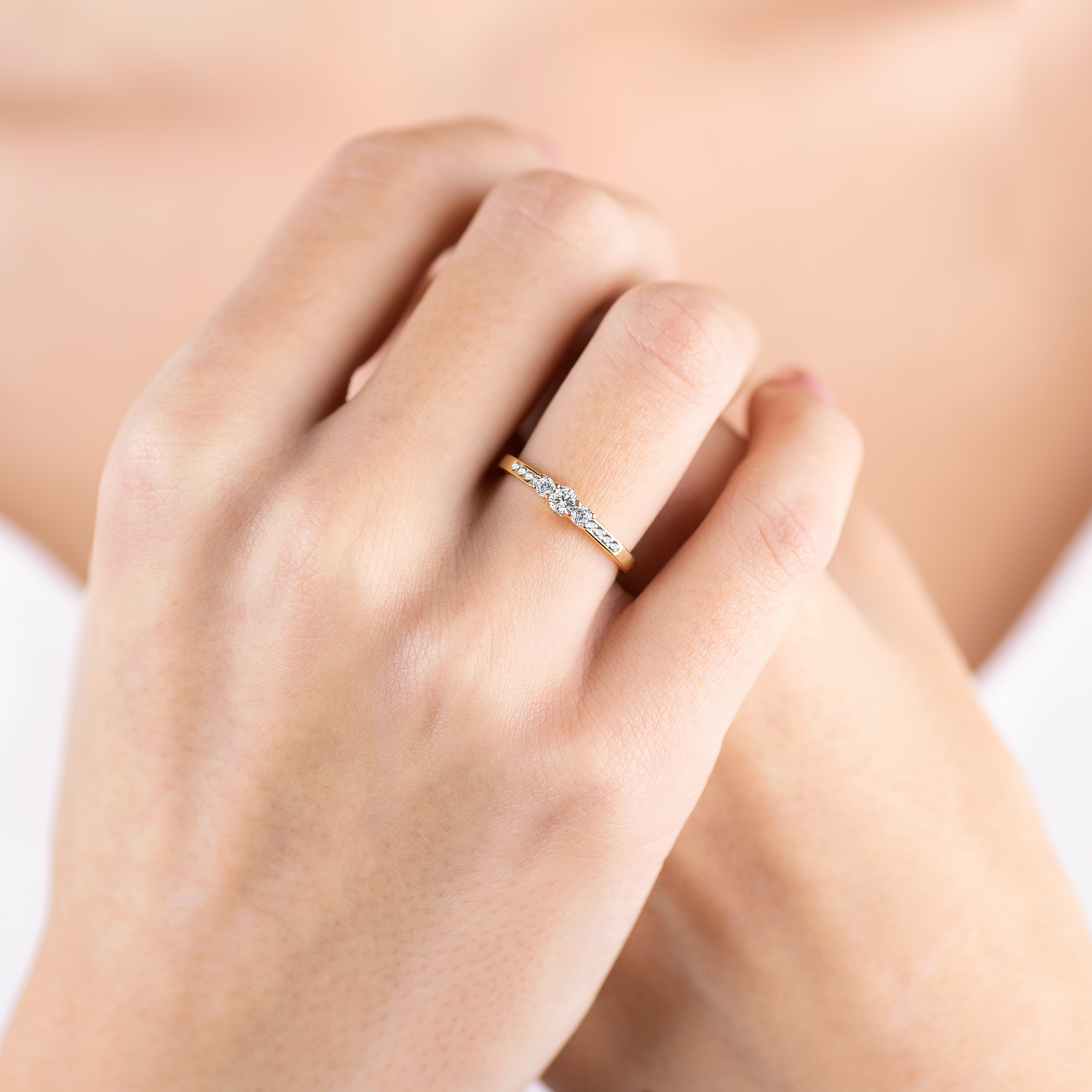 Verlobungsring Dream: Gold, Diamanten - 6