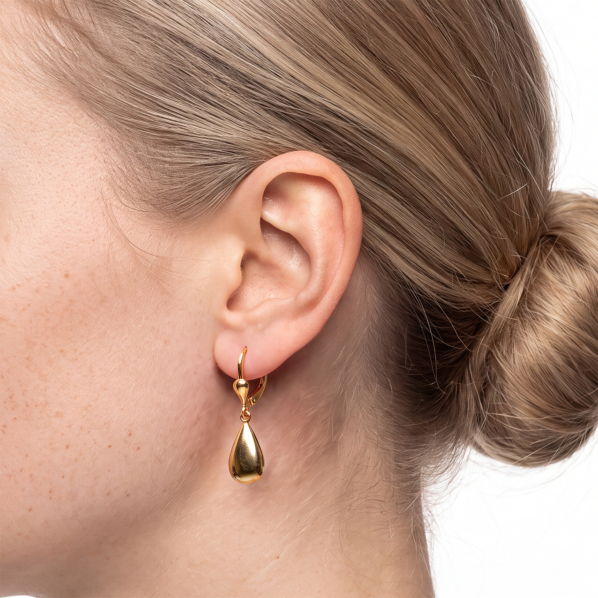 SAVICKI teardrop earrings: gold - 3