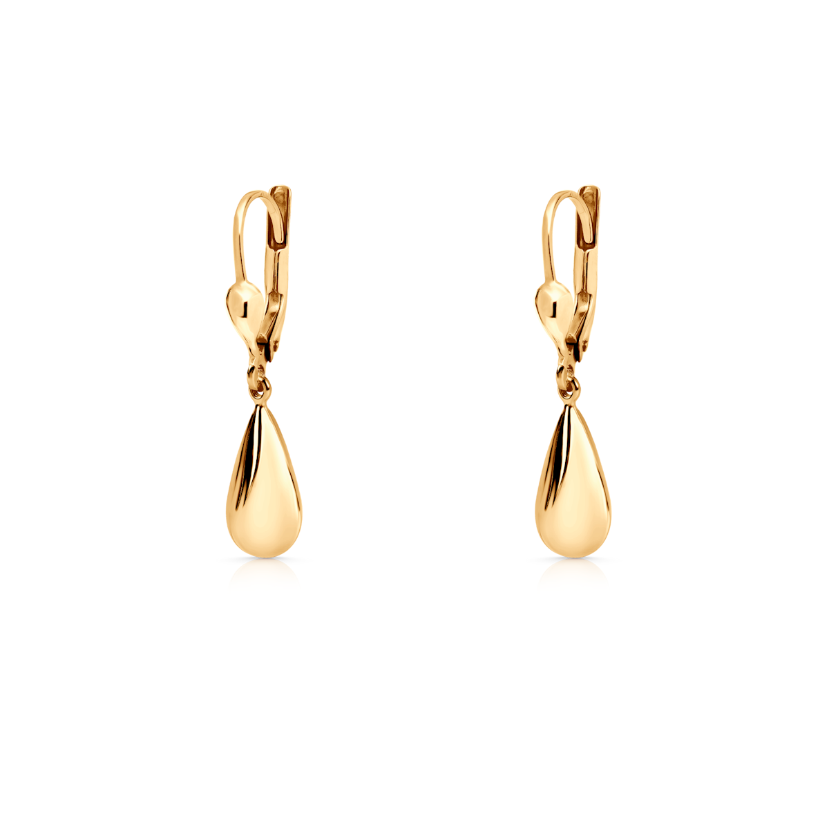 SAVICKI teardrop earrings: gold - 4