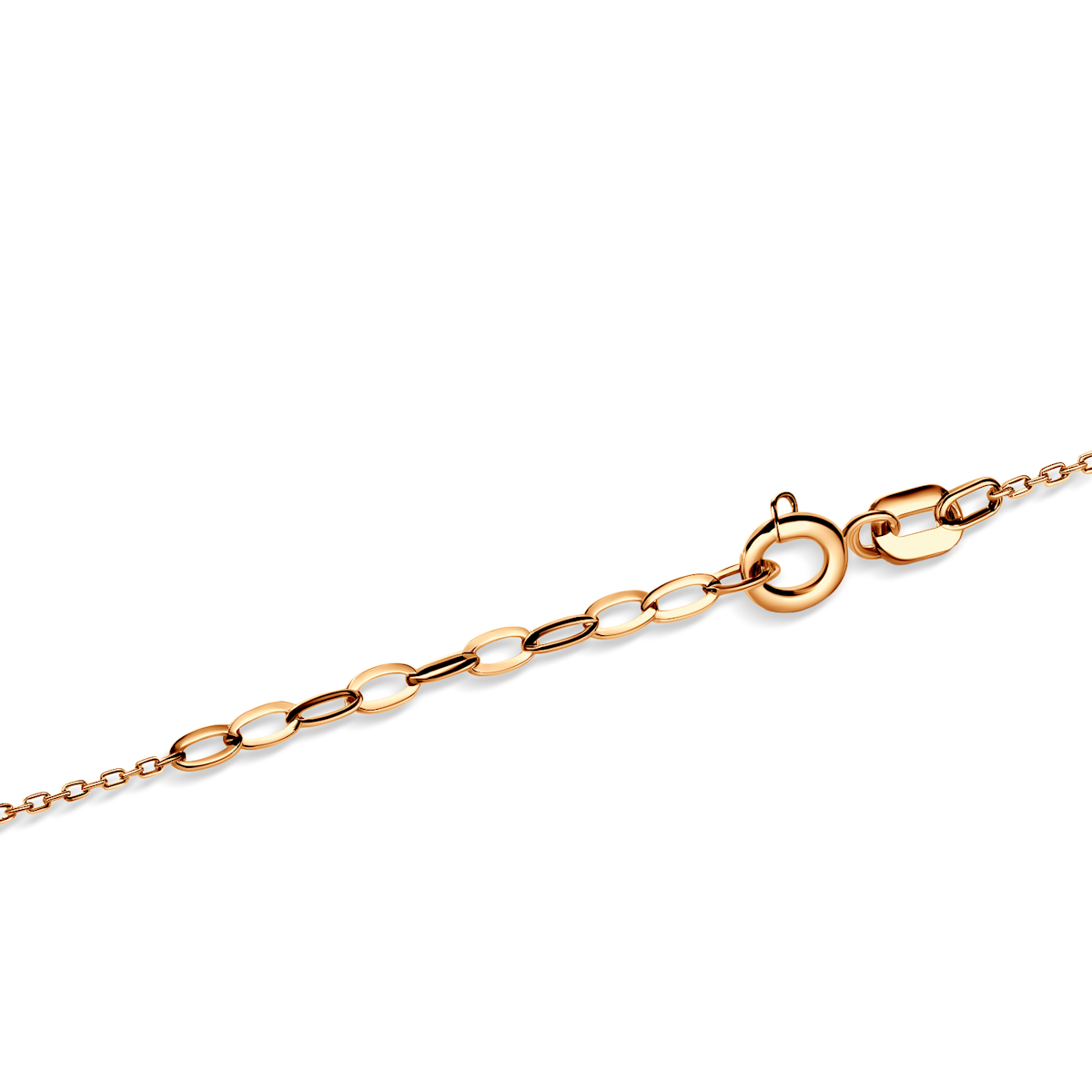 Gold bead necklace 14K 45 cm - 5