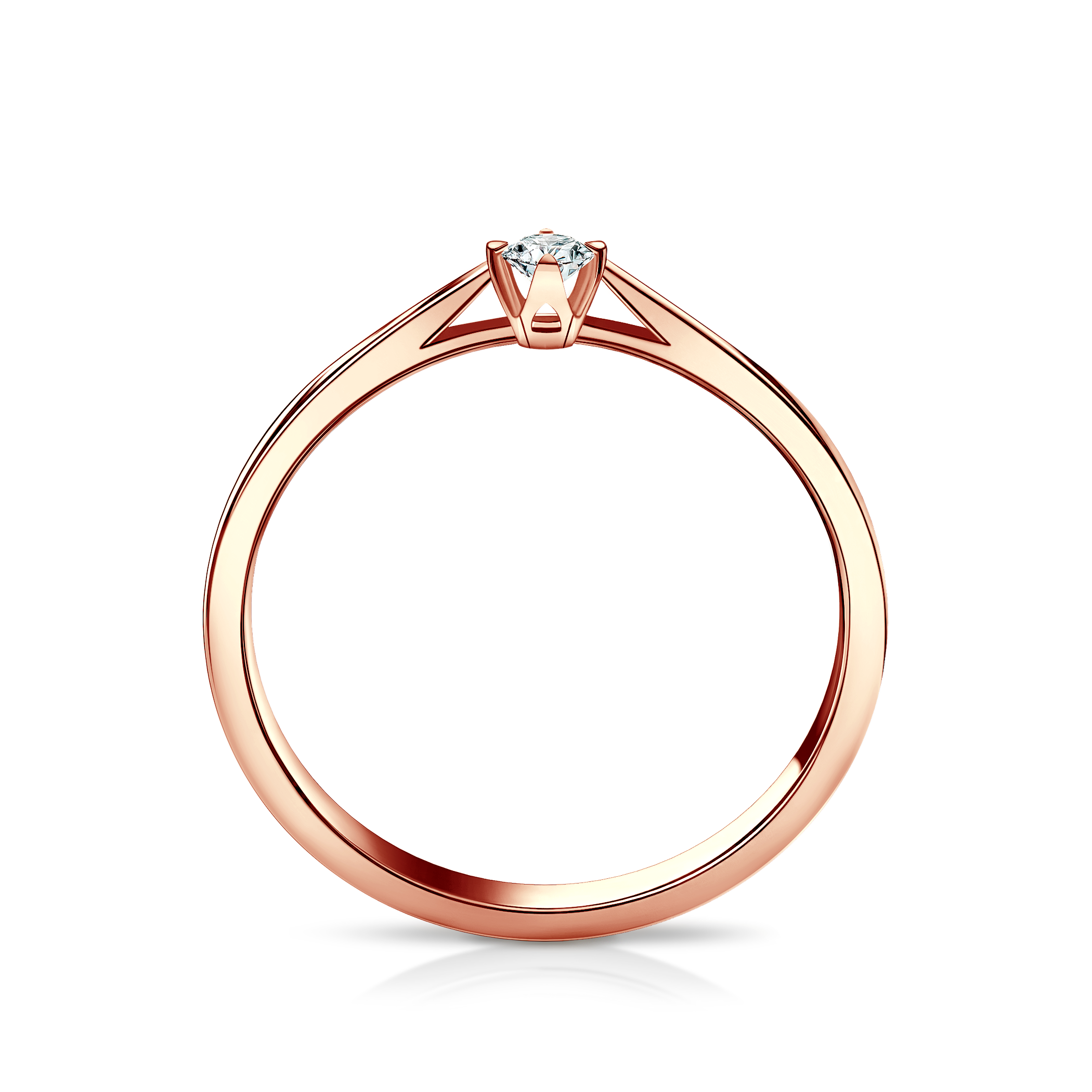 Verlobungsring SAVICKI: Roségold, Diamant