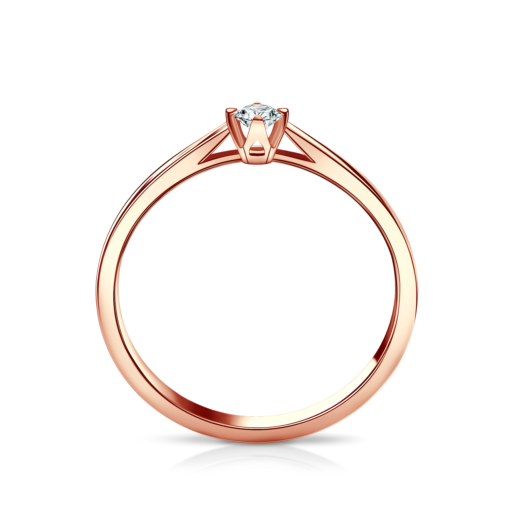 Verlobungsring SAVICKI: Roségold, Diamant