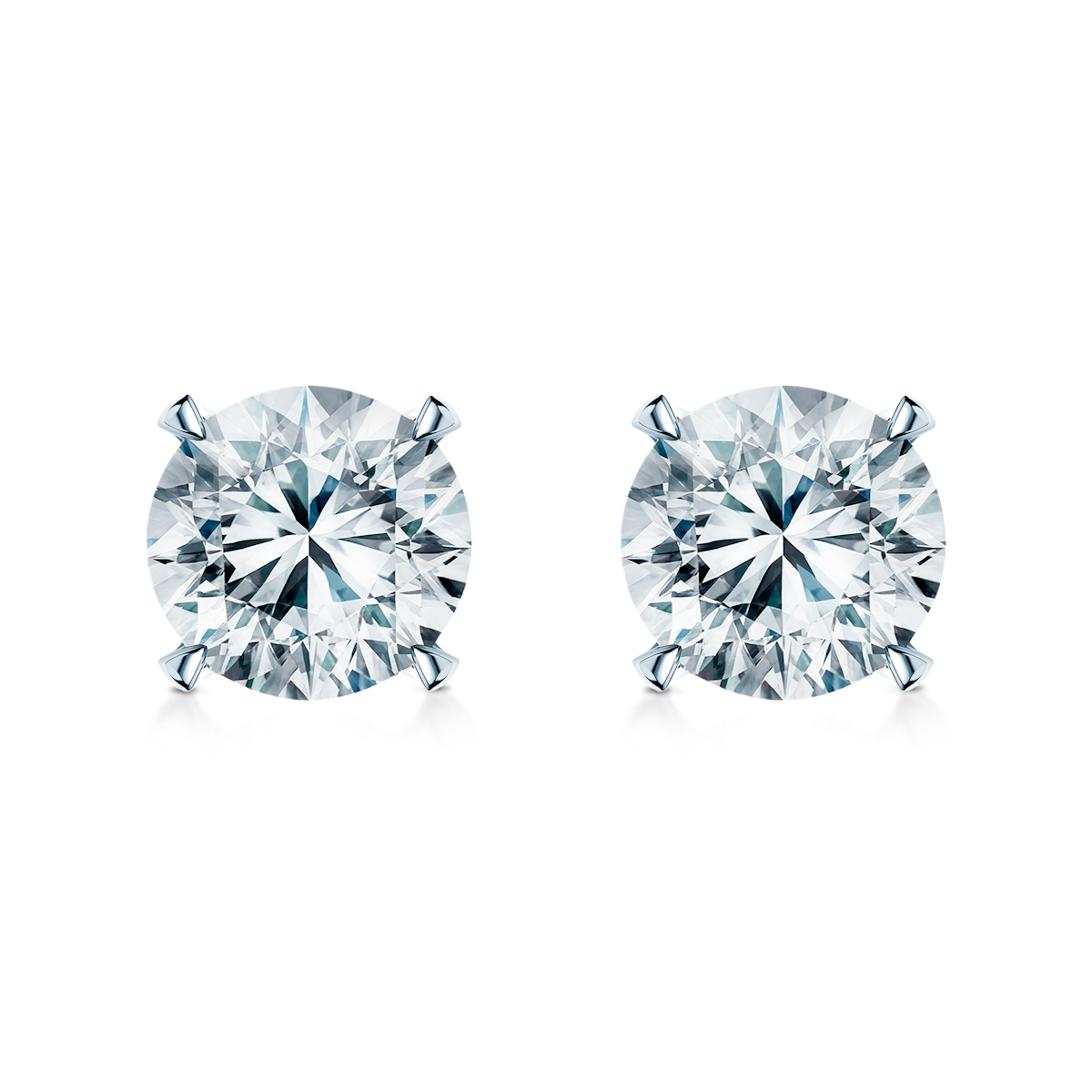 Cercei Share Your Love: aur alb, diamante de laborator