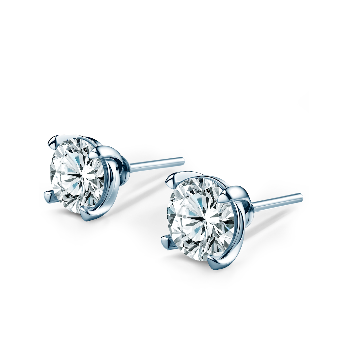 Share Your Love earrings: white gold, lab-grown diamonds - 3