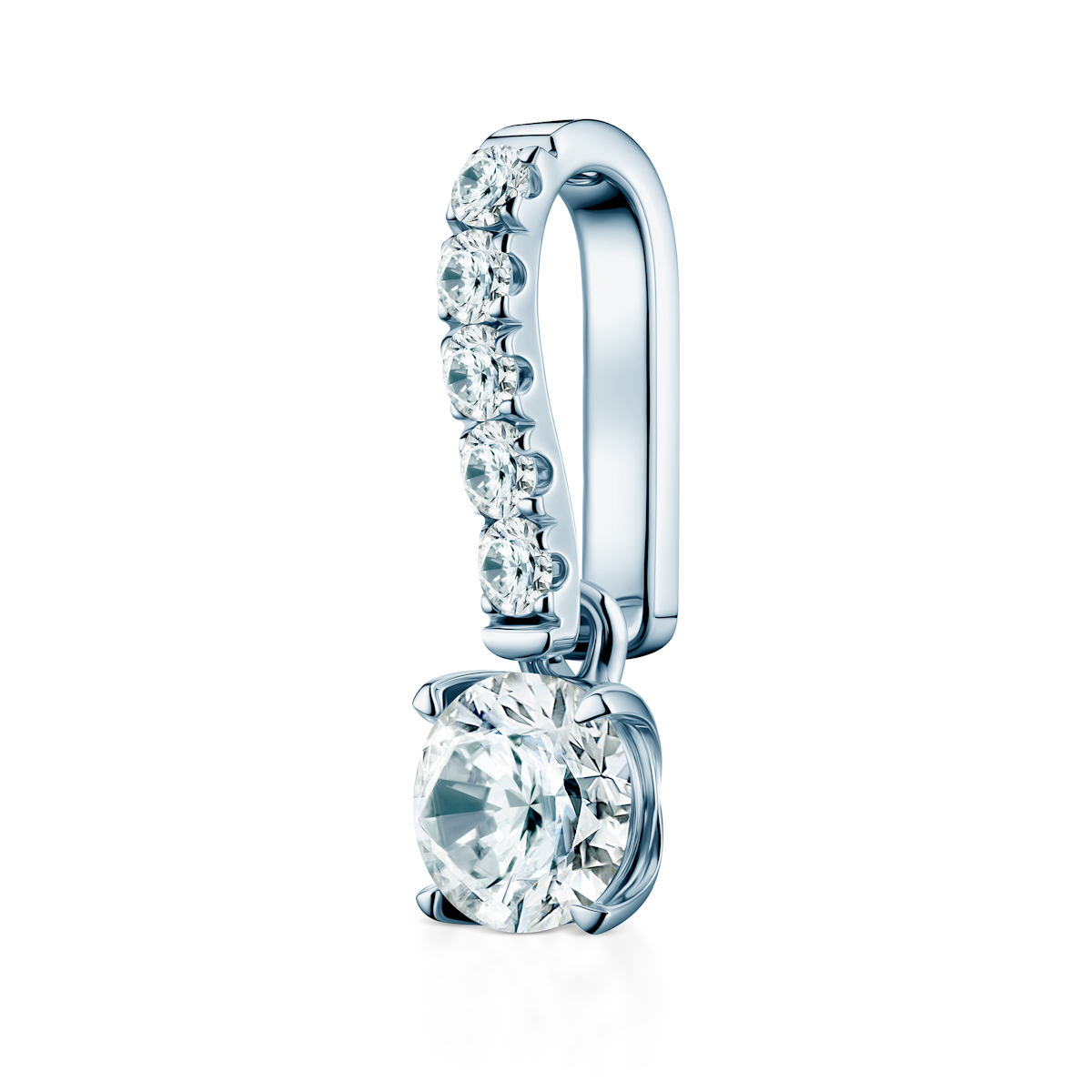 Share Your Love pendant: white gold, diamond - 3