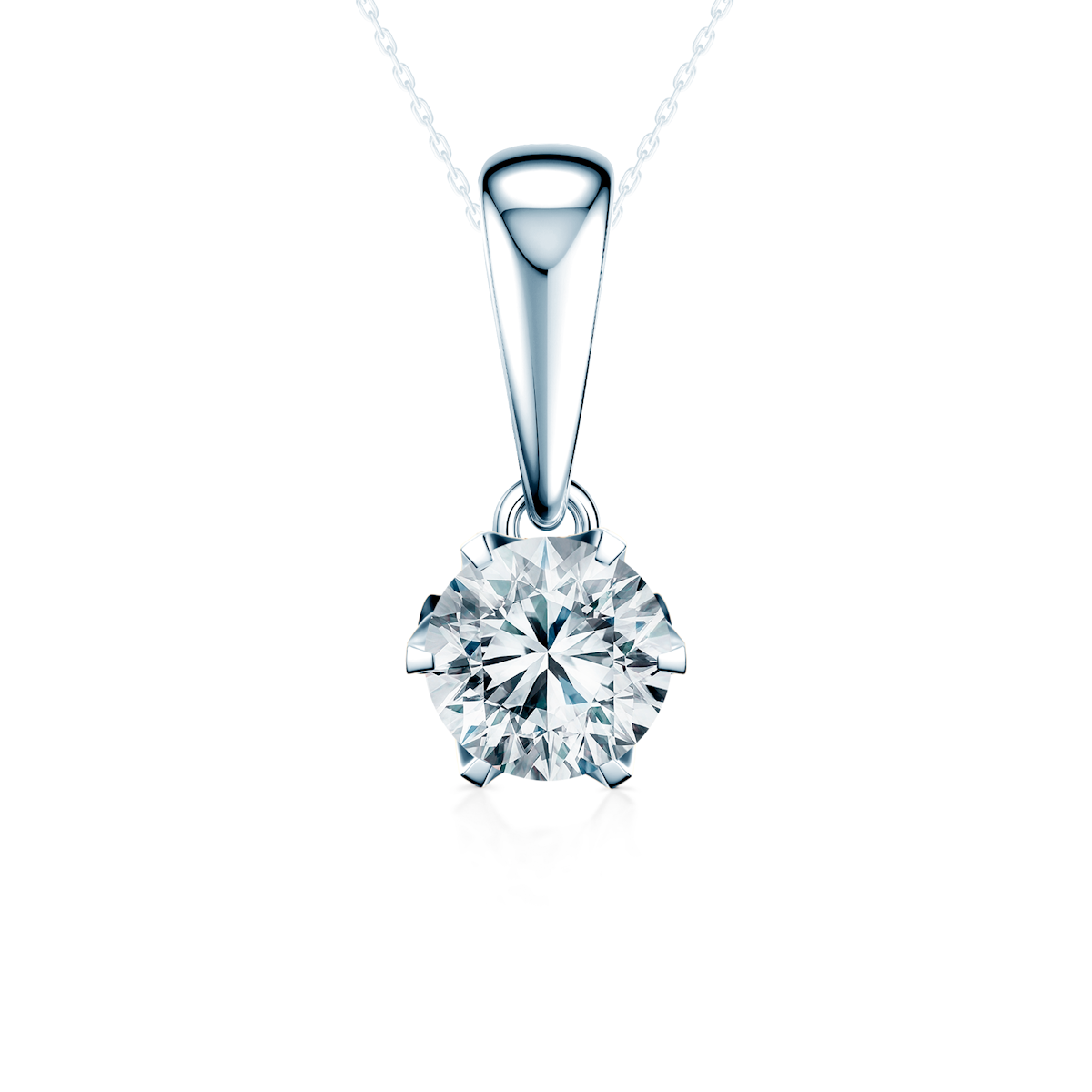Přívěsek The Journey: bílé zlato, diamant