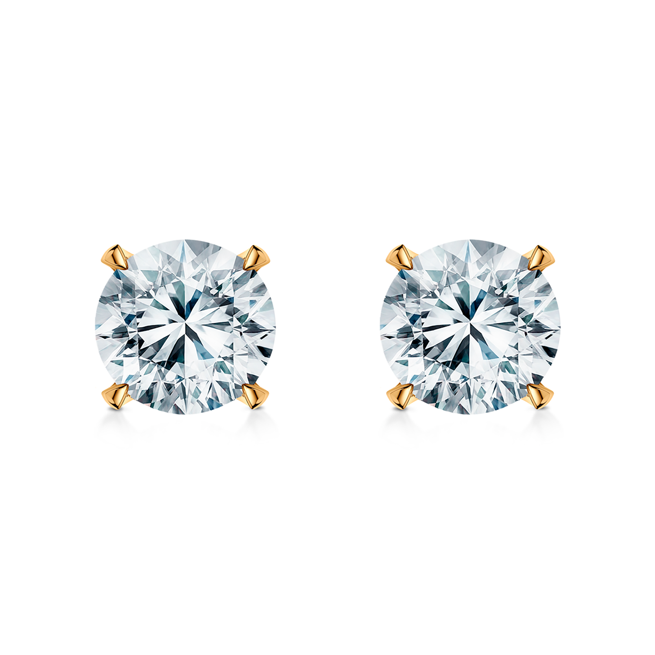 Cercei Share Your Love: aur galben, diamante