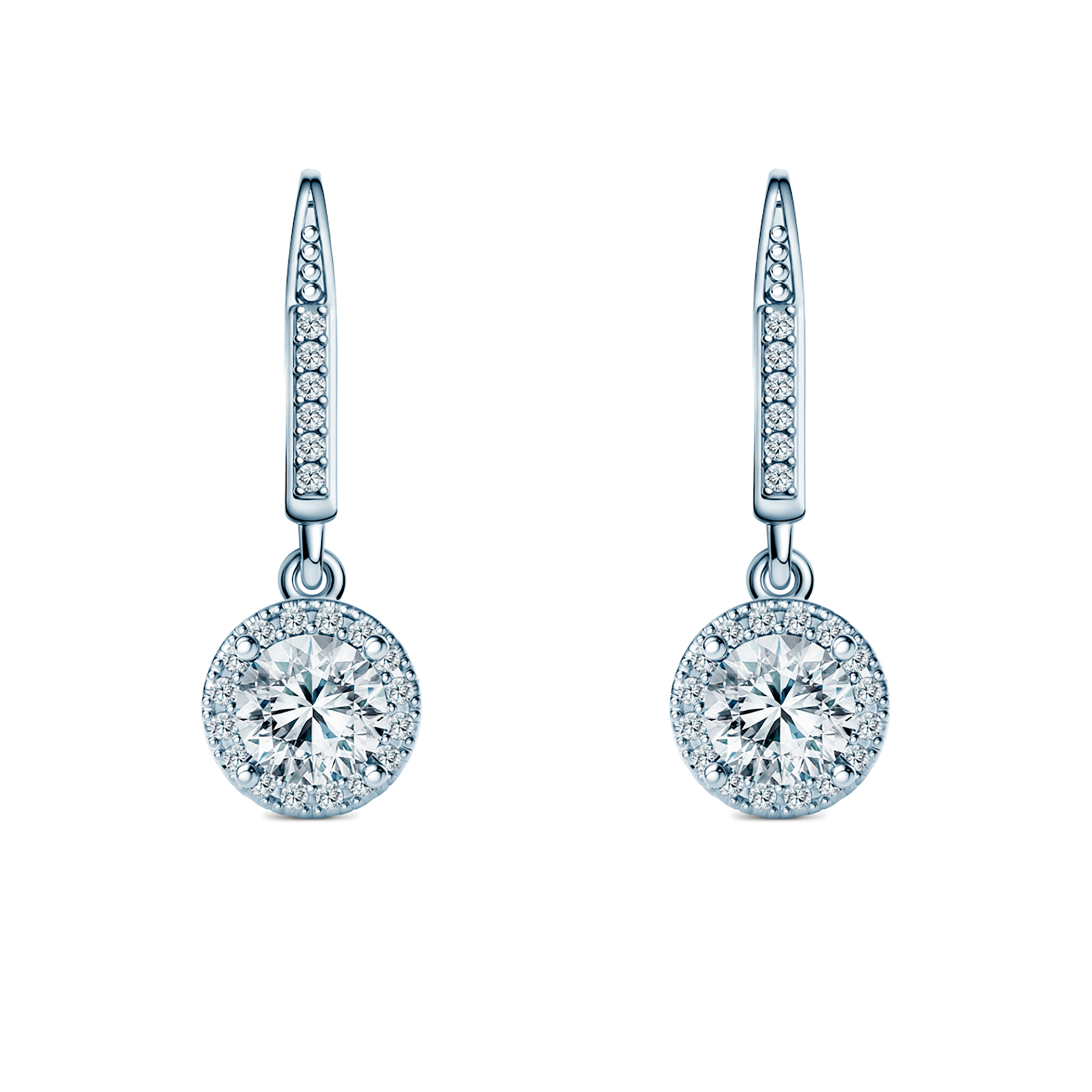 Cercei This is Love: aur alb, diamante