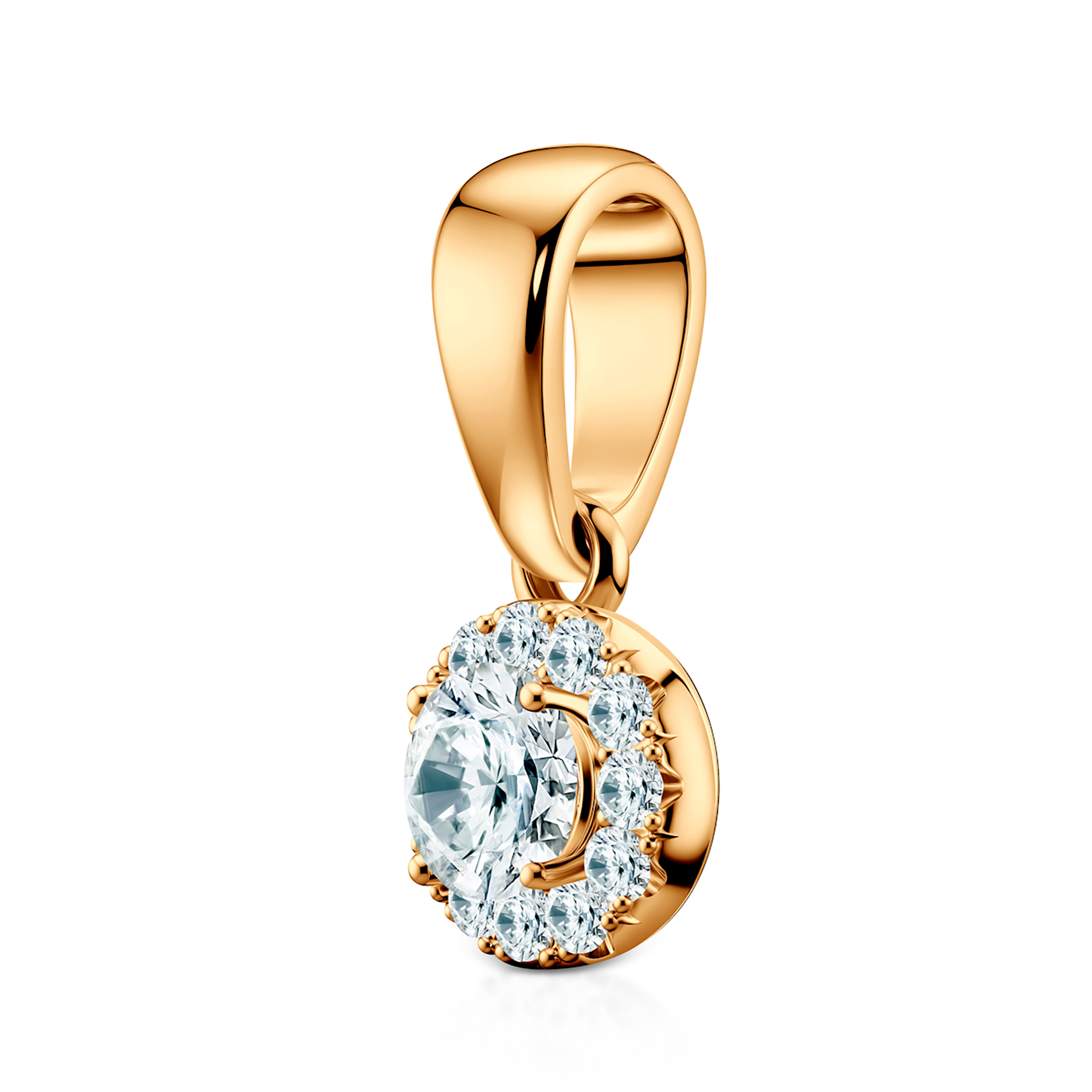 This Is Love pendant: yellow gold, diamonds - 3