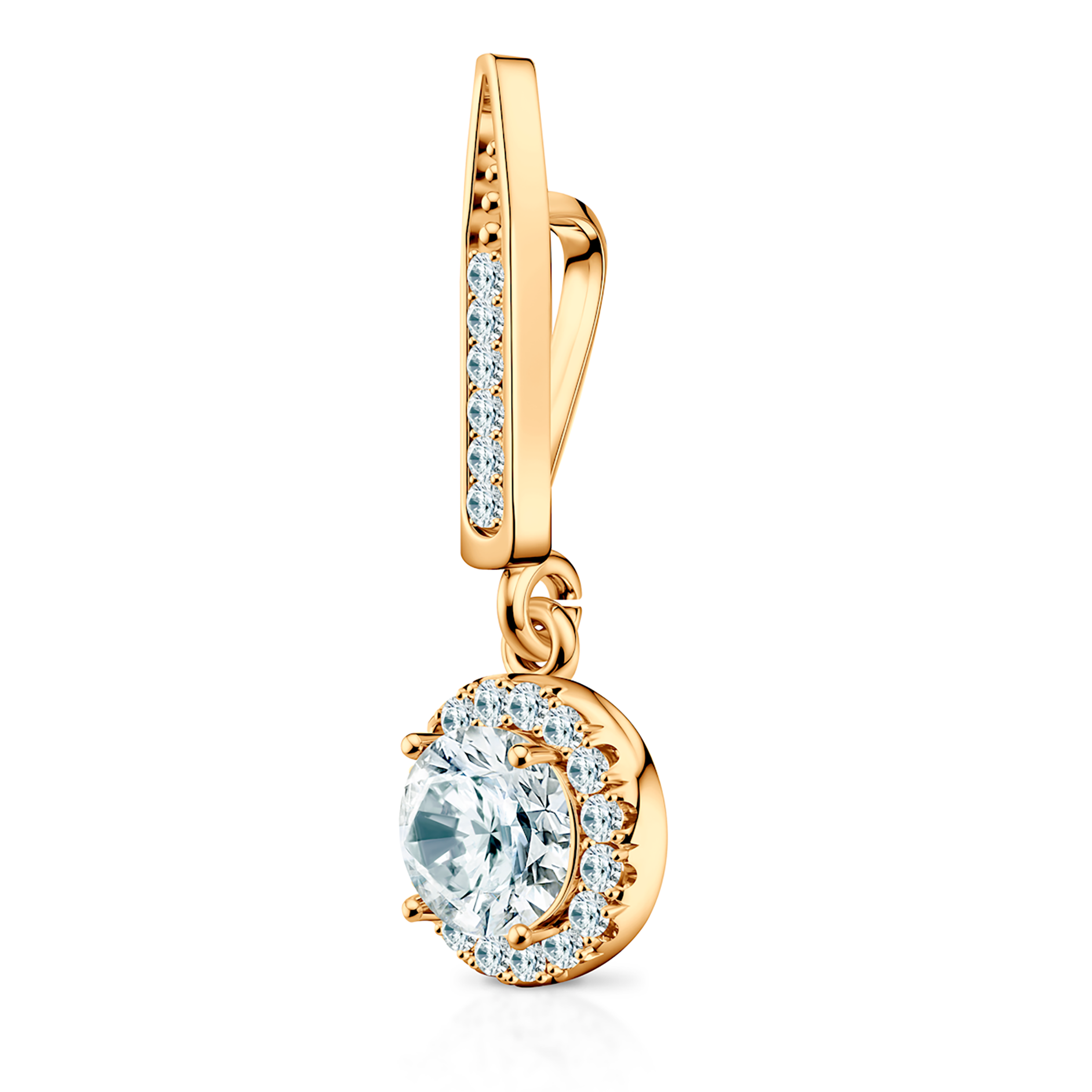 This Is Love pendant: yellow gold, lab-grown diamonds - 3