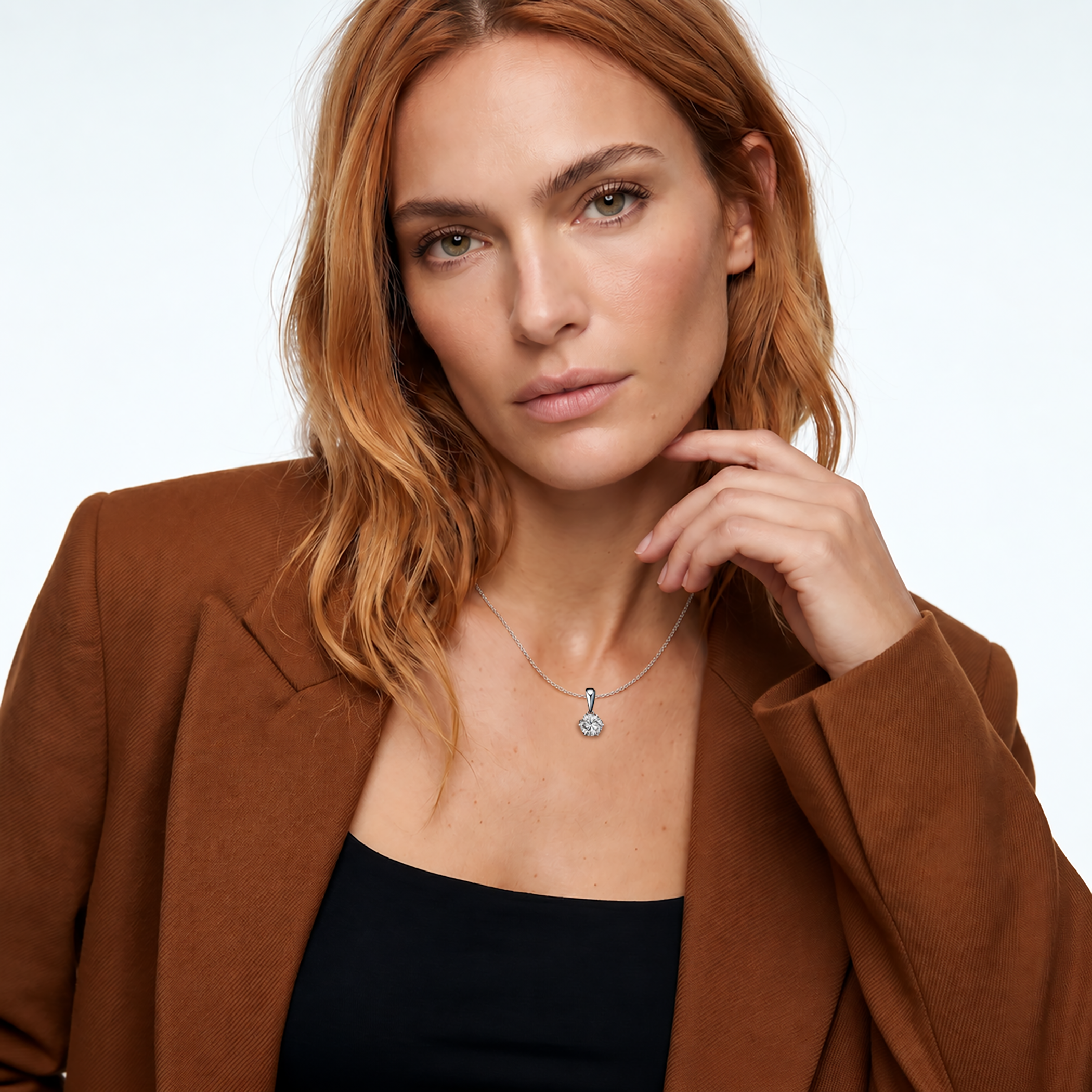 The Journey pendant: white gold, lab-grown diamond - 6