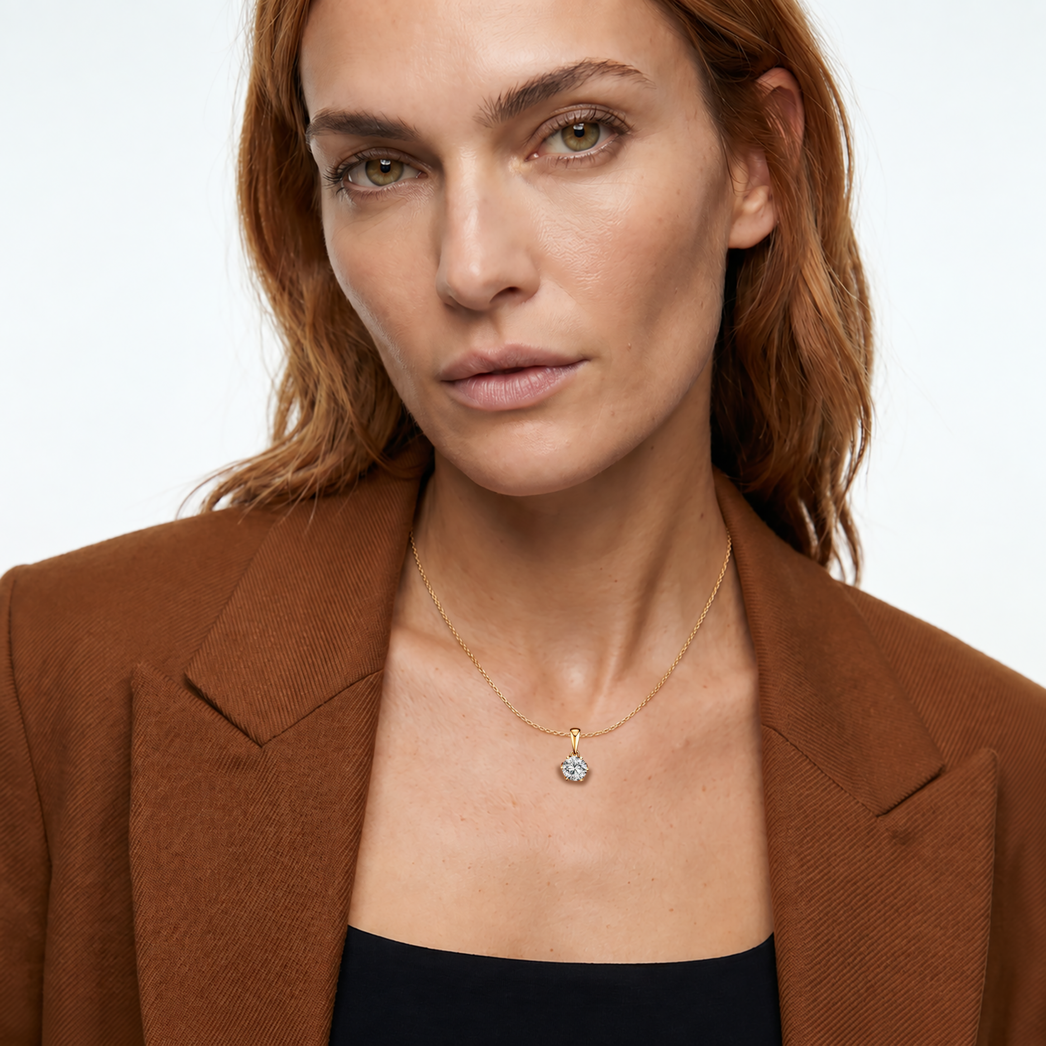 The Journey pendant: yellow gold, lab-grown diamond - 4
