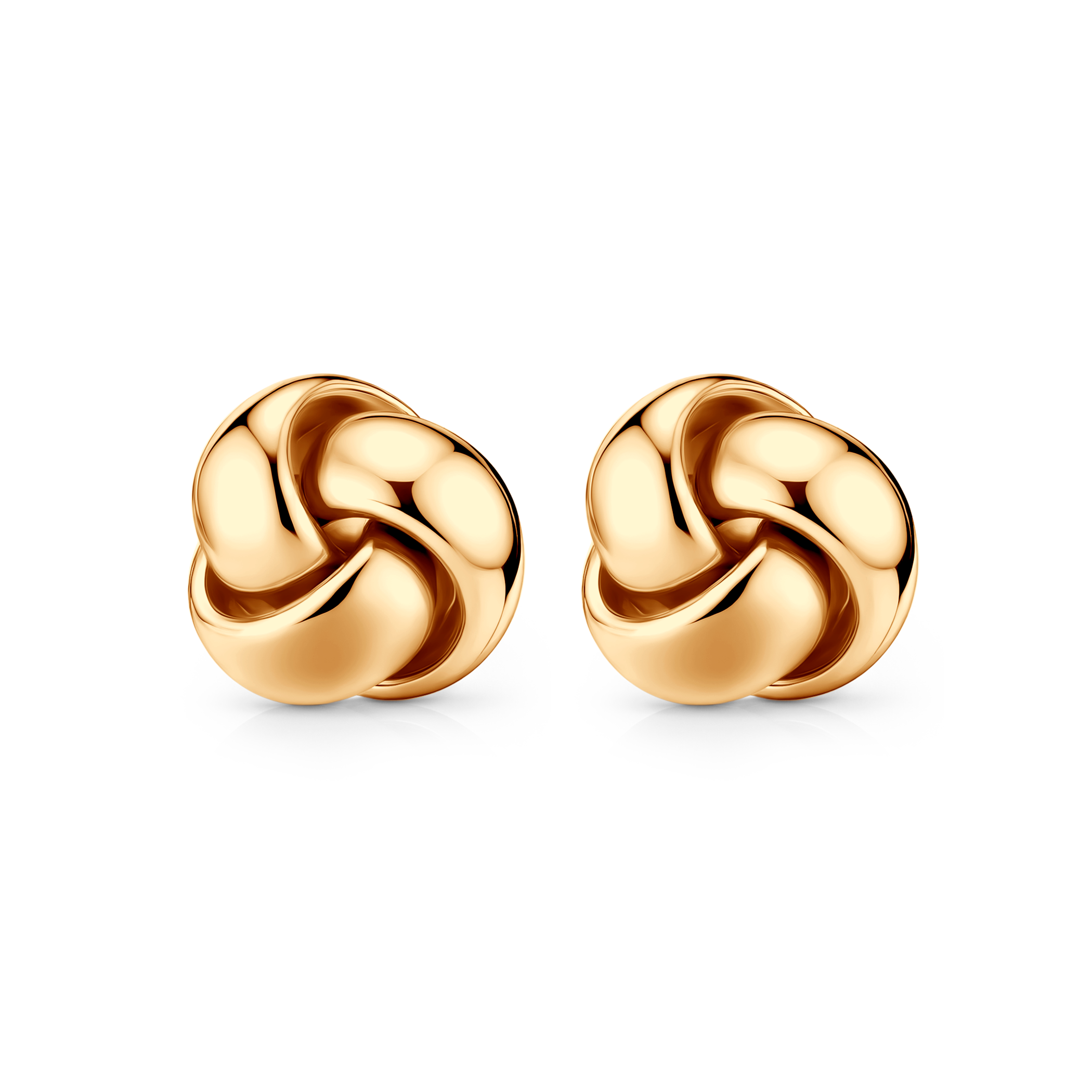 SAVICKI 14K Gold Knot Earrings