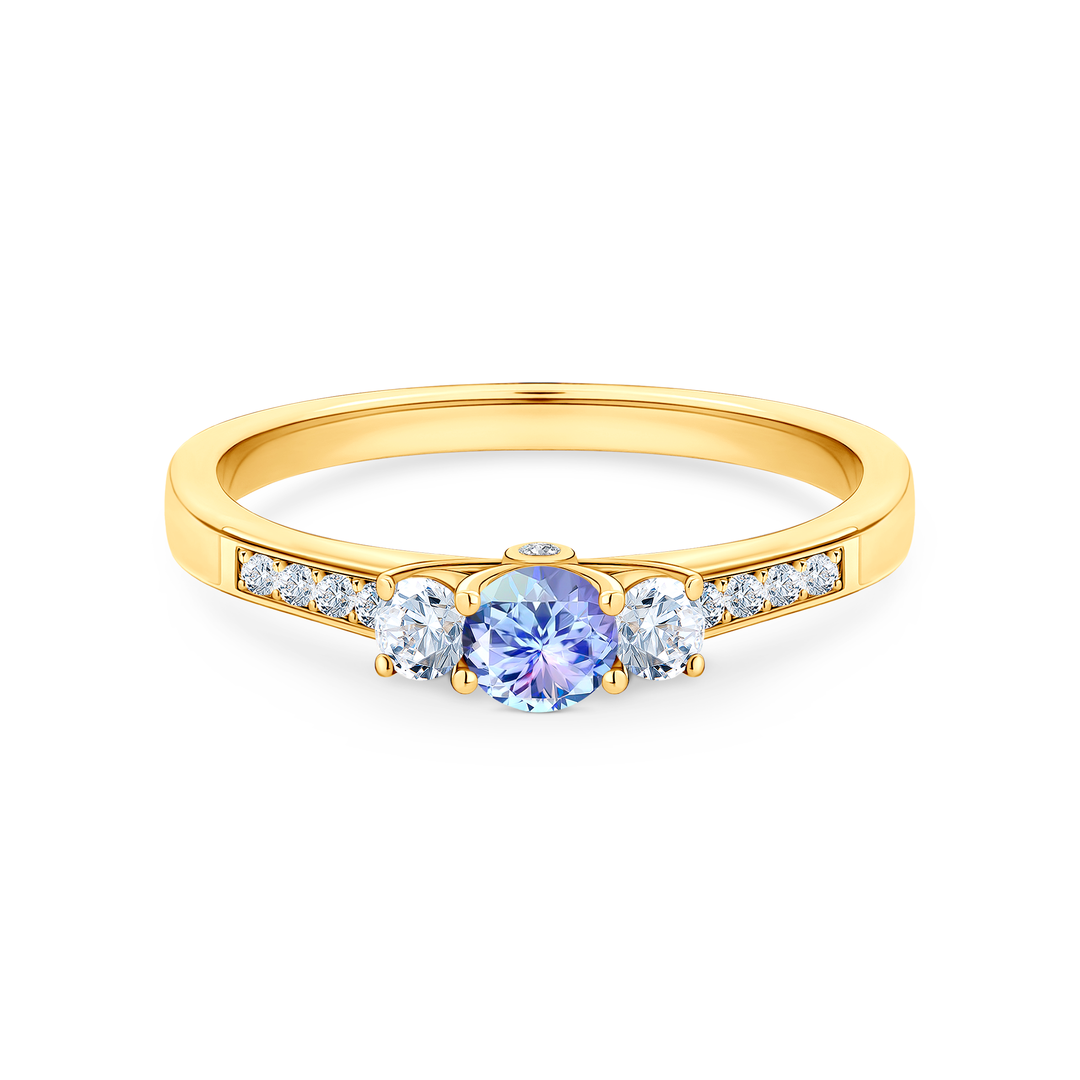 【R&B】Promysc Art Of Love Pierścionek zaręczynowy Dream: złoty, tanzanit (DR-TAN-BSZ