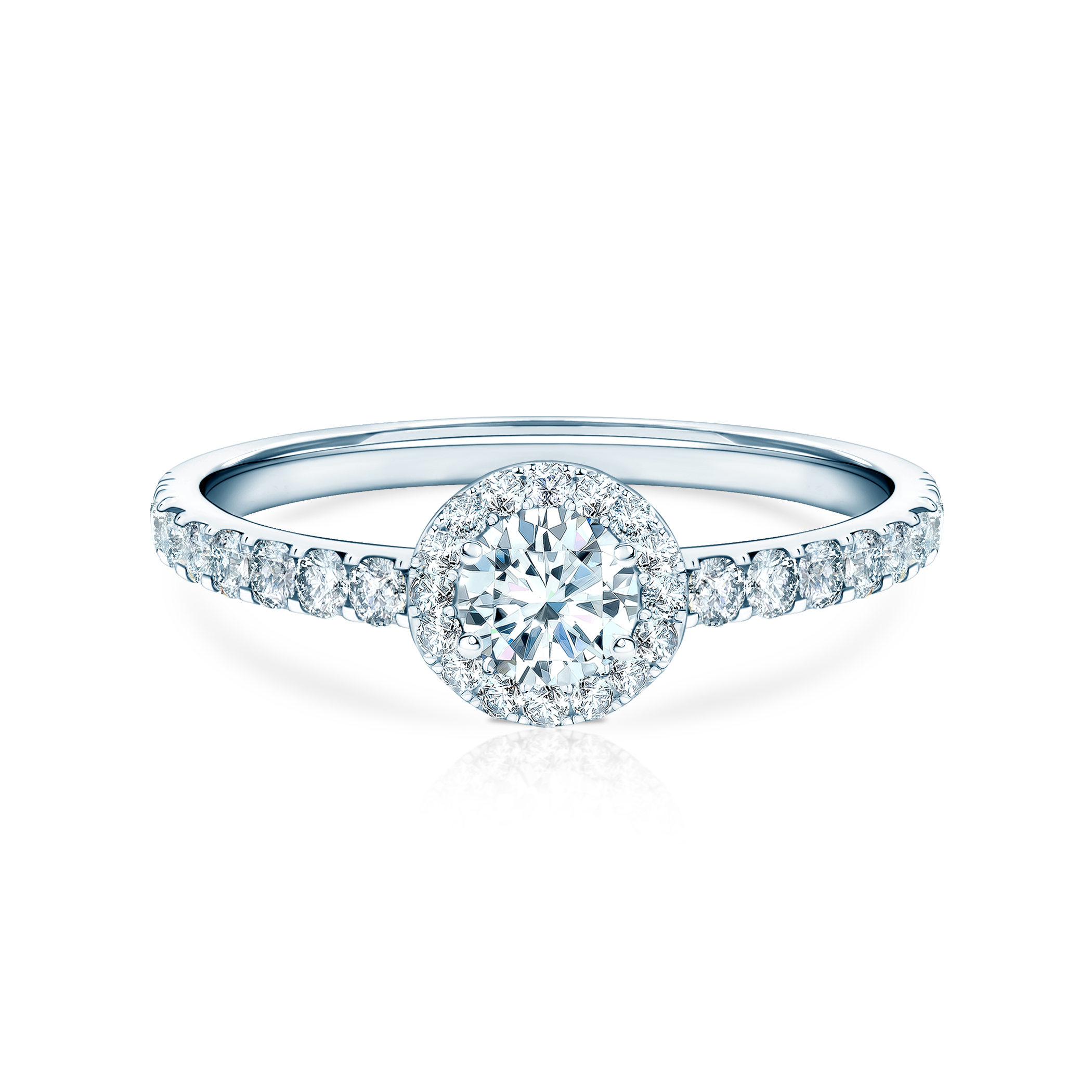 Zásnubní prsten This is Love: bílé zlato, diamanty