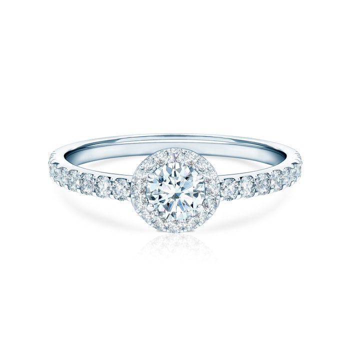 Zásnubní prsten This is Love: bílé zlato, diamanty