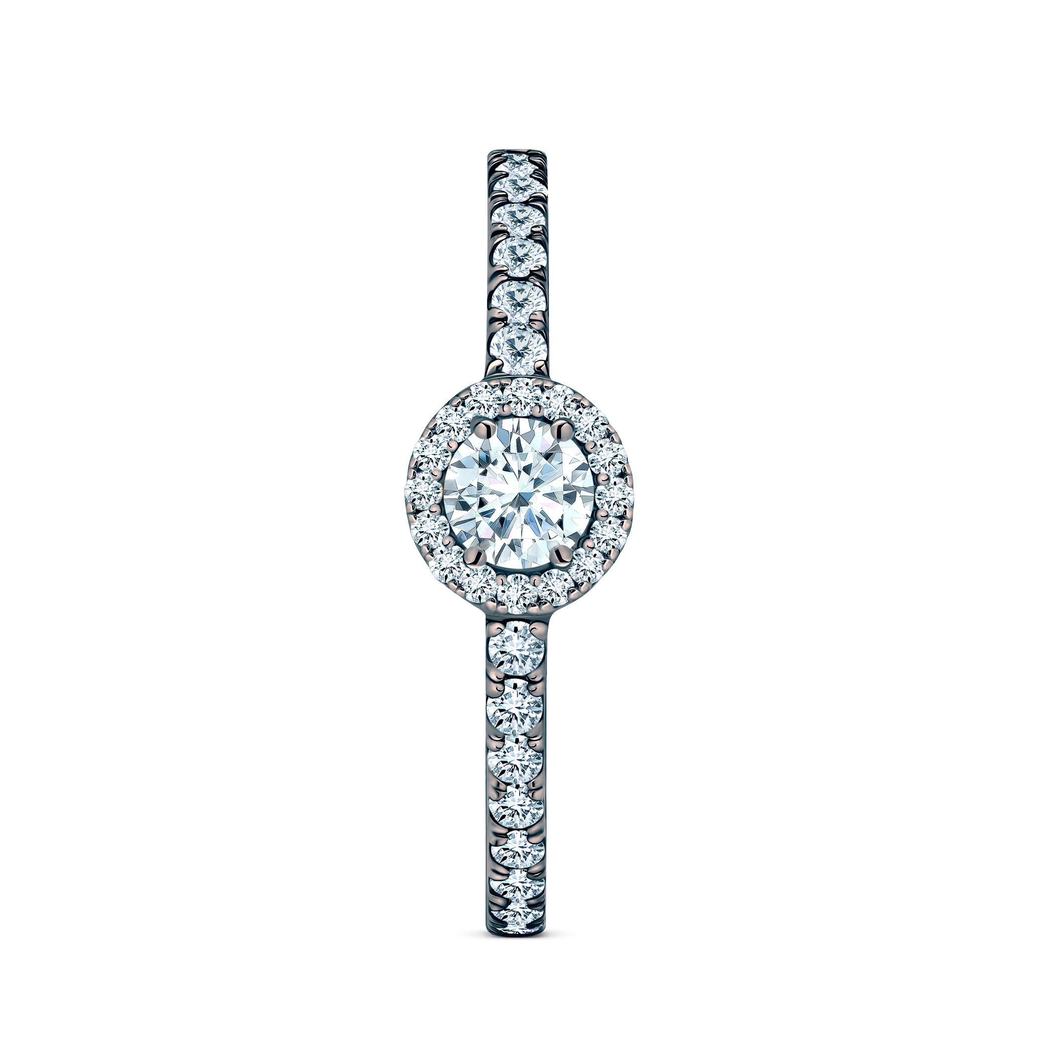 Verlobungsring This is Love: schwarzes Gold, Diamant - 5