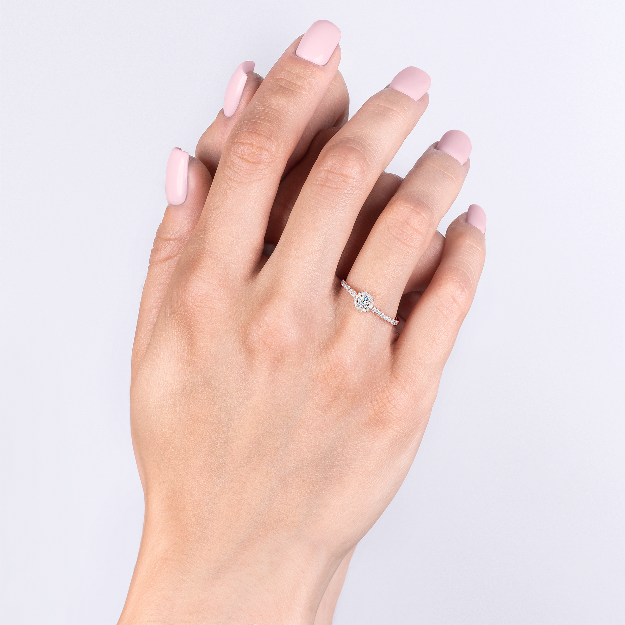 Verlobungsring This is Love: Roségold, Diamant