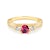 Red Passion gyűrű: arany és rubin