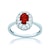 Red Passion gyűrű: fehérarany és rubin