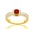 Red Passion gyűrű: arany és rubin
