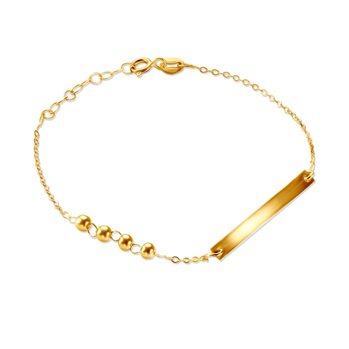 Bracelet Savicki: gold-plated silver