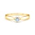 Triumph of Love eljegyzési gyűrű: arany és gyémánt