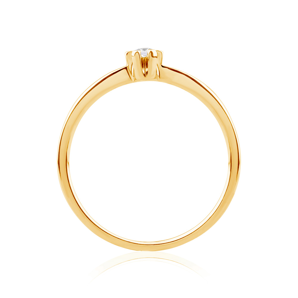 Verlobungsring Triumph of Love: Gold, Diamant