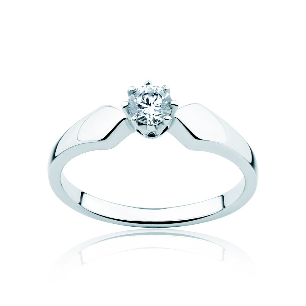 Triumph of Love Collection | Solitaire Engagement Ring: white gold, diamond