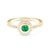 Secret Garden gyűrű: arany és smaragd