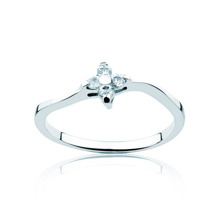 Classical Inspiration Collection | Engagement Ring: white gold, diamond