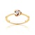 Classical Inspiration eljegyzési gyűrű: arany és gyémánt