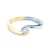 Zásnubní prsten Classical Inspiration: dvoubarevné zlato, diamant