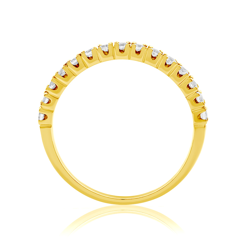 Pierścionek SAVICKI: złoty, diamenty